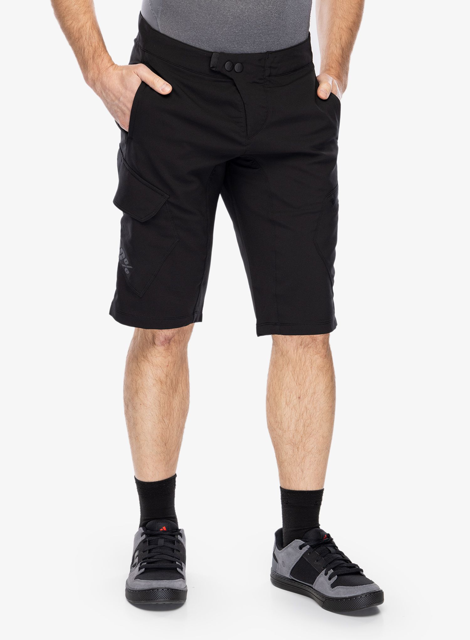 Къси велосипедни панталони 100% Ridecamp Short - black