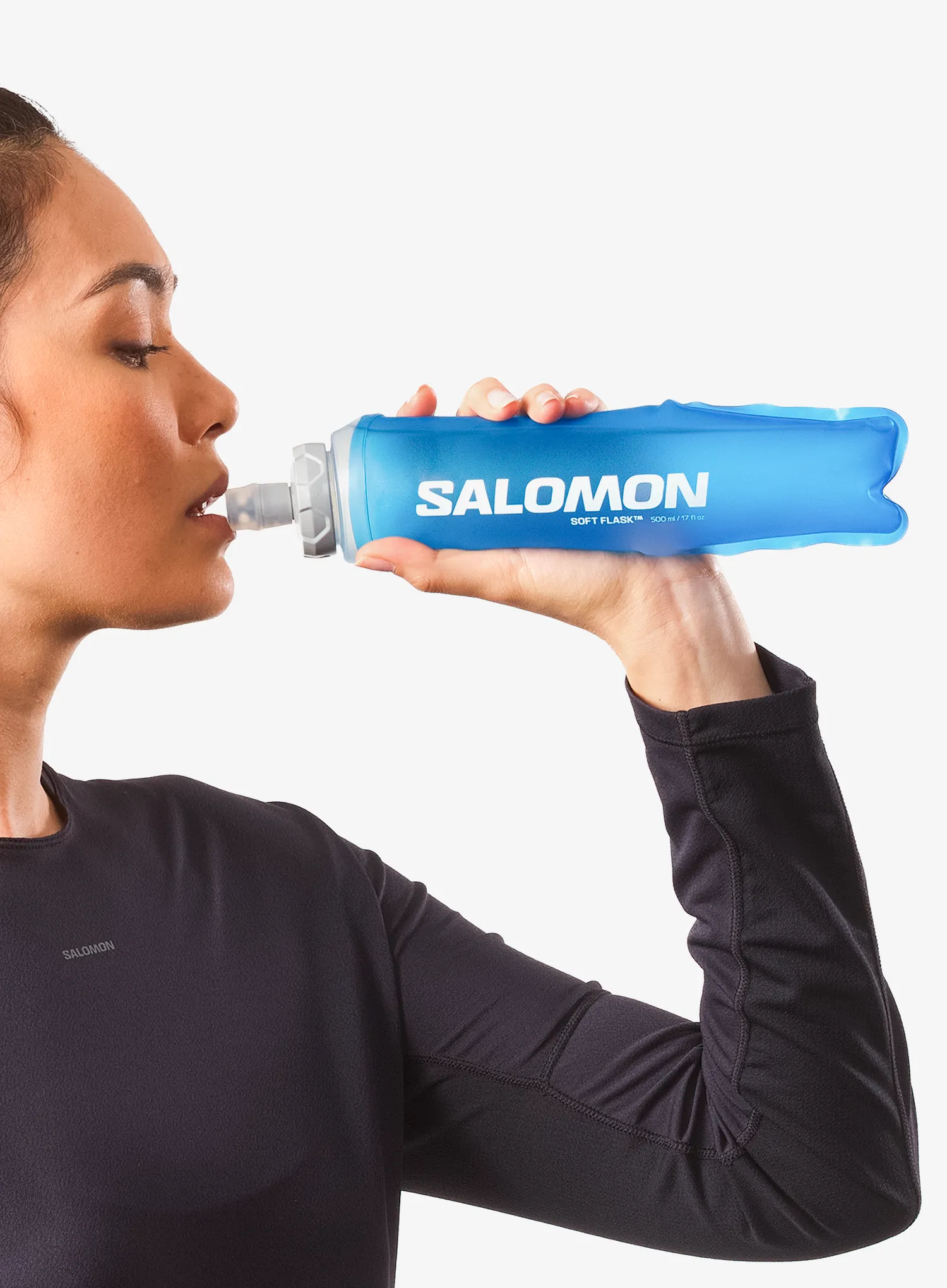 Мека бутилка Salomon Soft Flask 500ml 17oz Ult - clear blue