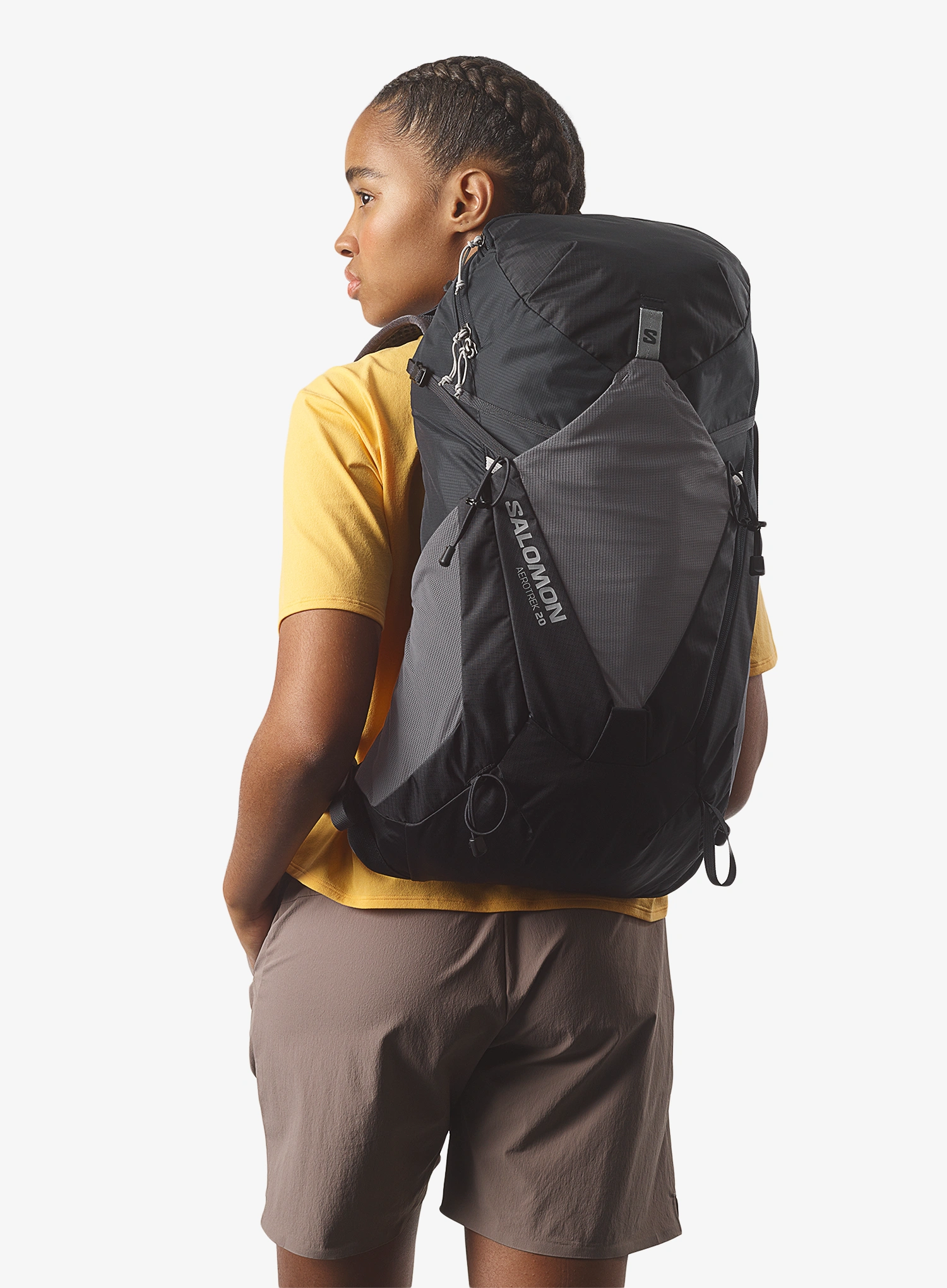 Туристическа раница Salomon Aerotrek 20 - anthracite/nine iron/alloy