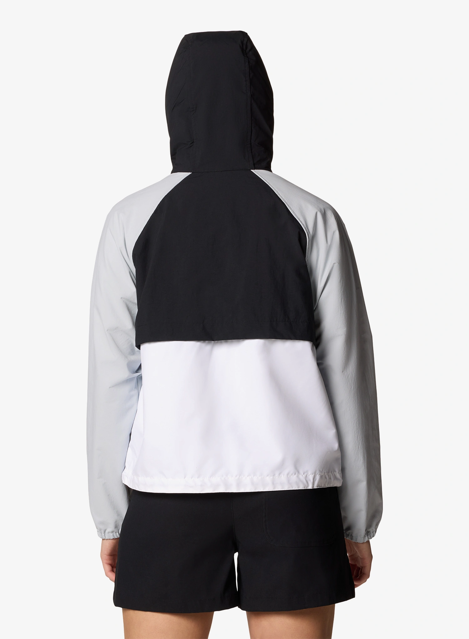 Дамско яке ветровка Columbia Spire Valley Windbreaker - white/black/cirrus grey