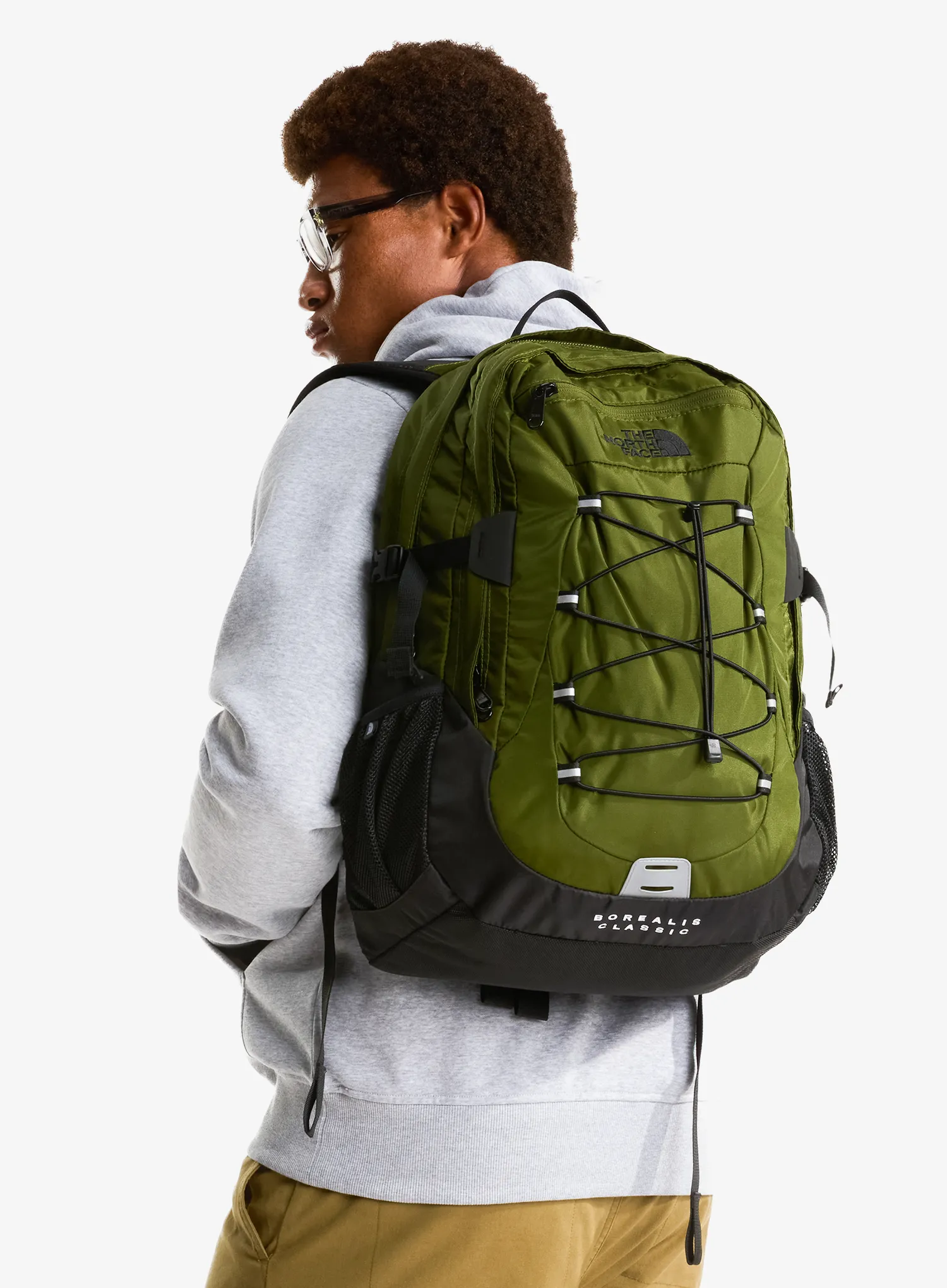 Раница за лаптоп The North Face Borealis Classic - woodland green/tnf black