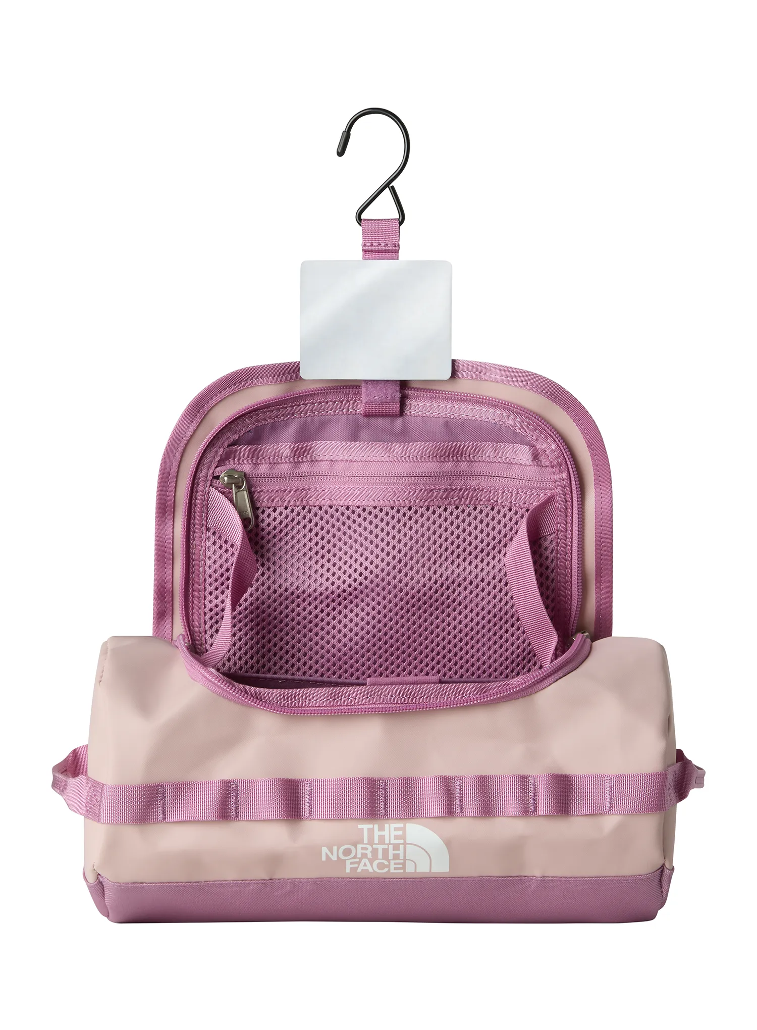 Туристическа козметична чанта The North Face BC Travel Canister L - metal pink/laven