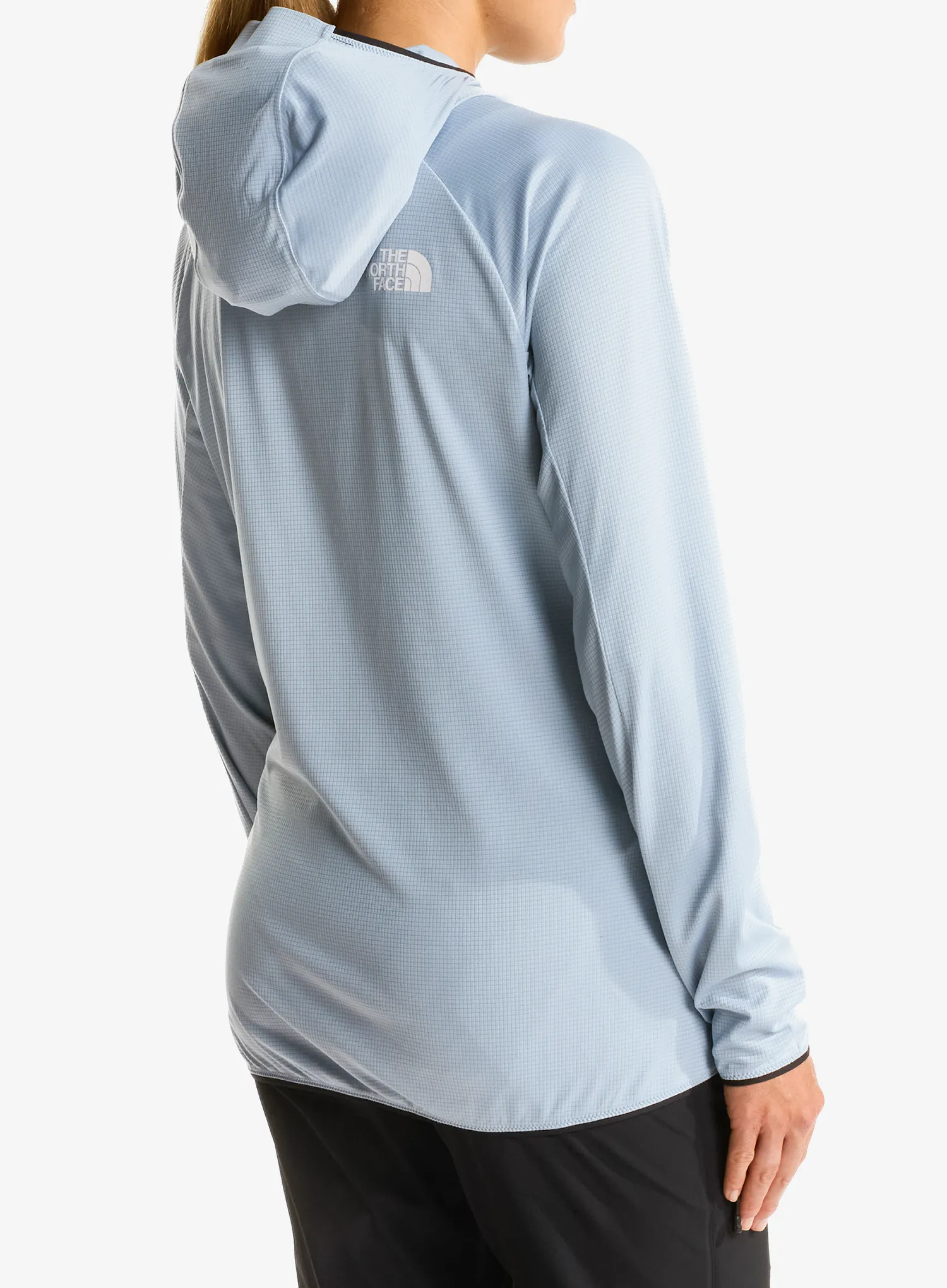 Блузи с 1/2 цип дамска The North Face Summit Direct Sun Hoodie - frost grey