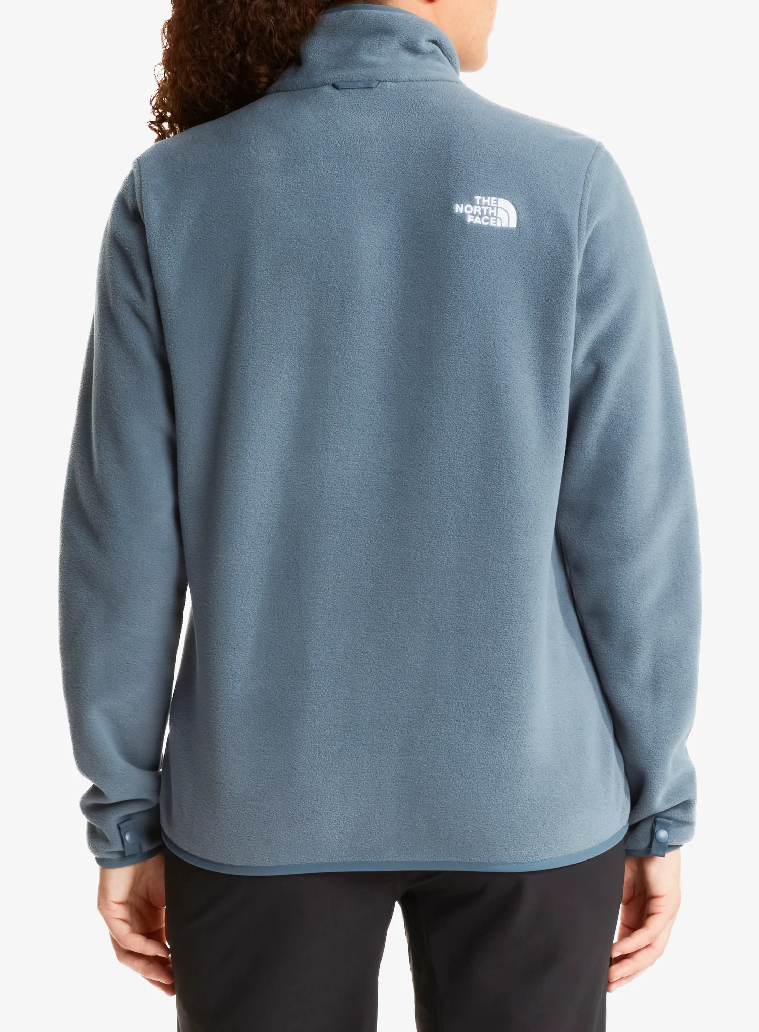 Дамски суичър с цип The North Face Glacier Fleece Jacket - granite grey