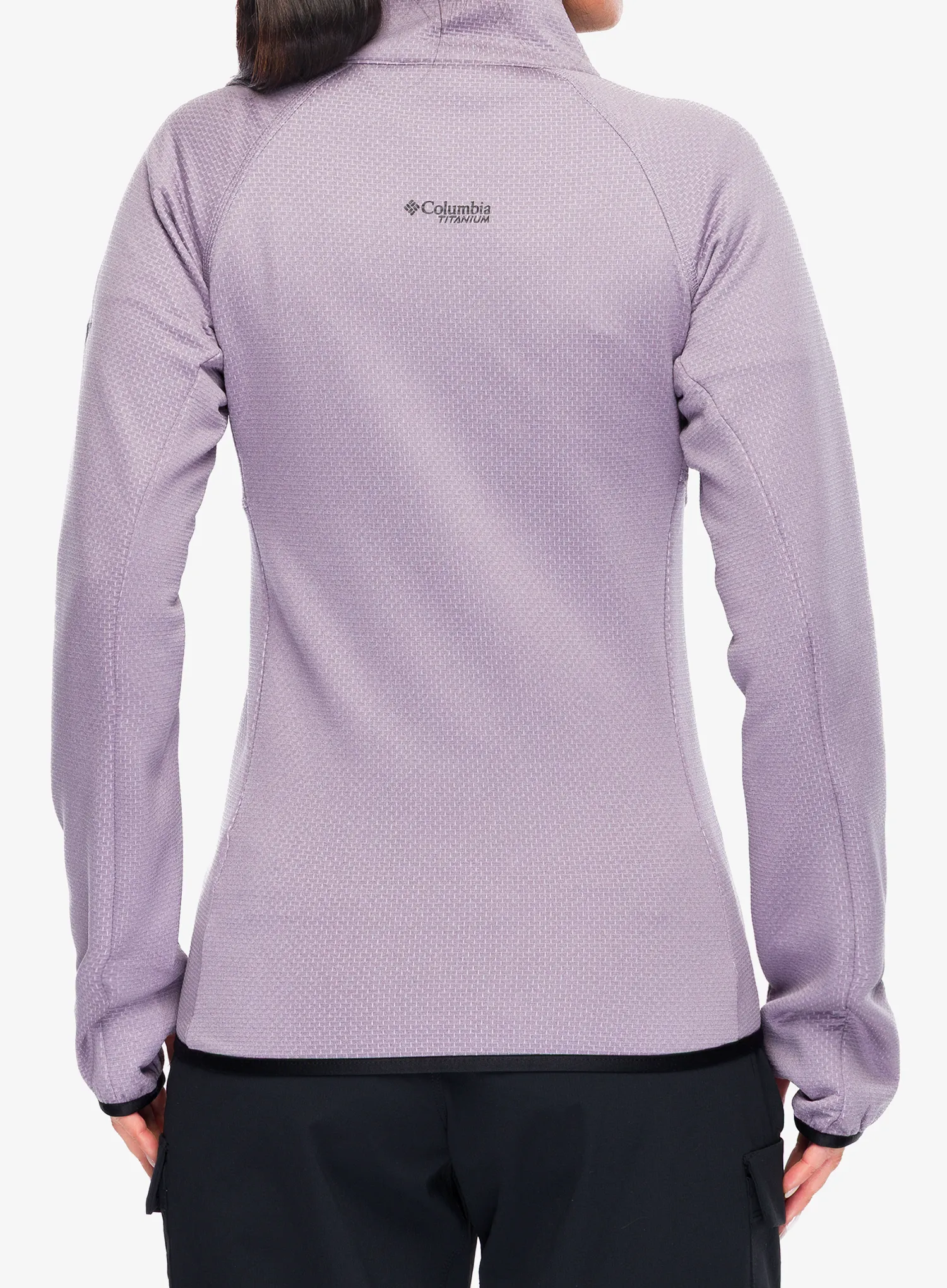Дамски суичър с цип Columbia Triple Canyon Grid Fleece Full Zip - shale purple