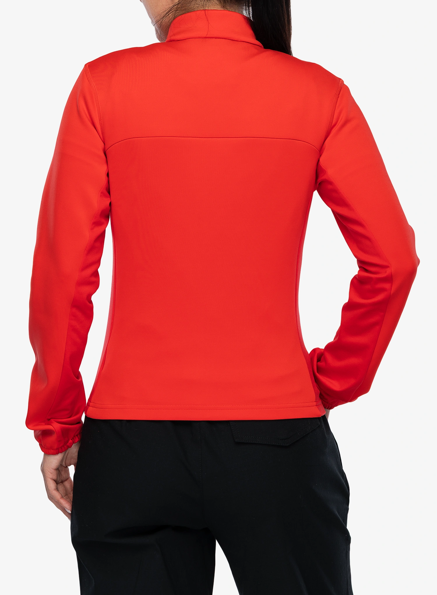 Дамски поларен суичър Columbia Sloan Crest Spacer Fleece FZ - poppy red