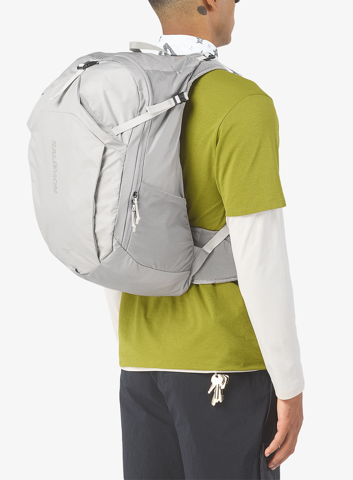 Туристическа раница Salomon Trailblazer 30 - cloudburst/paloma/silver