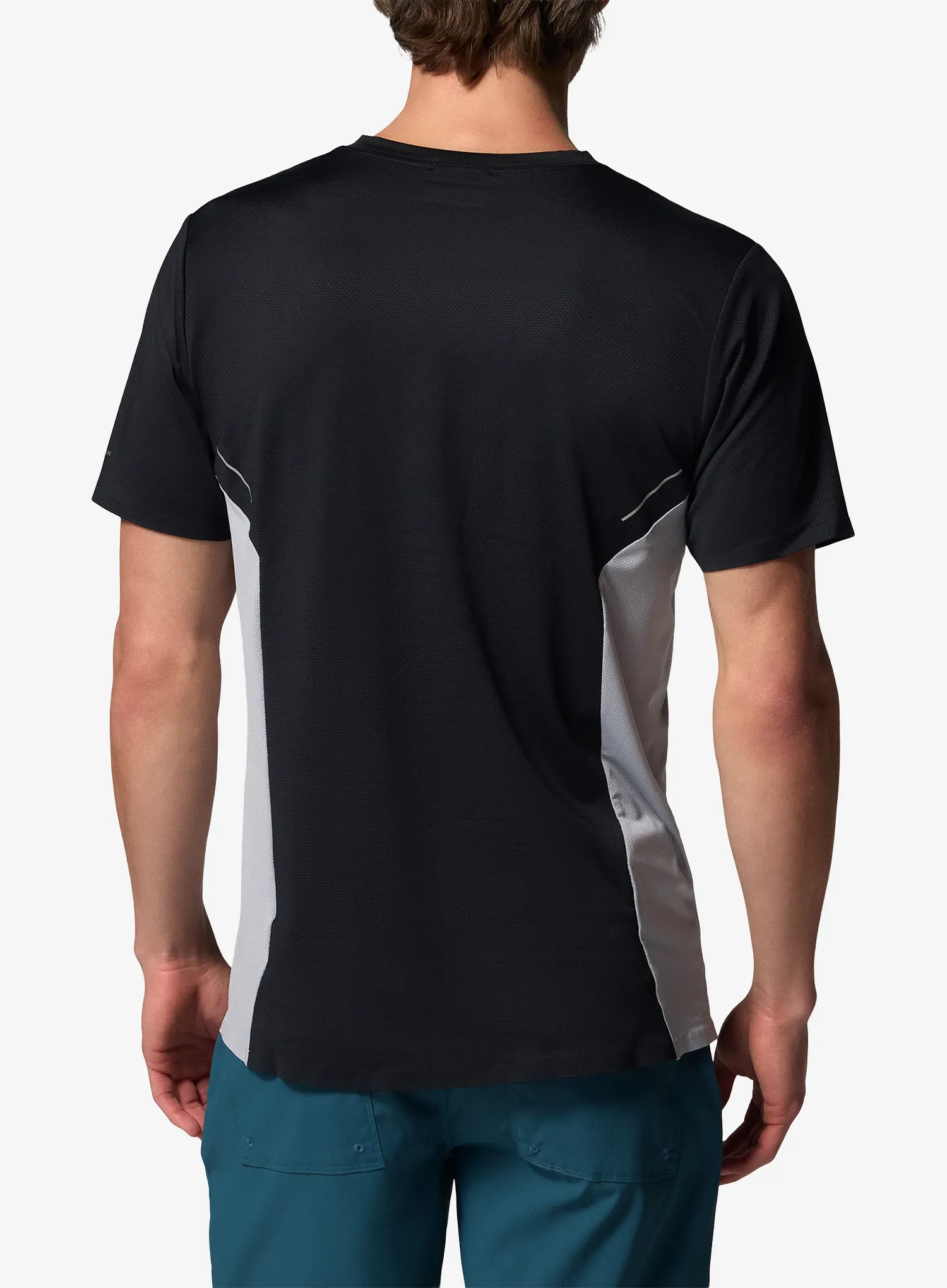 Бързосъхнеща тениска Columbia Three Pitch S/S Crew - black/columbia grey