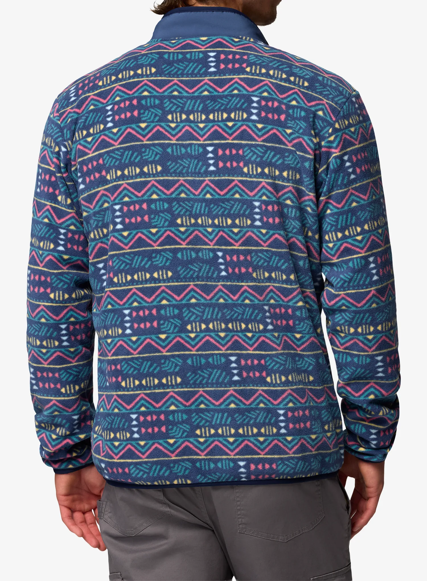 Поларен суичър Columbia Sequoia Grove Printed Full Zip - dark mountain/horizons