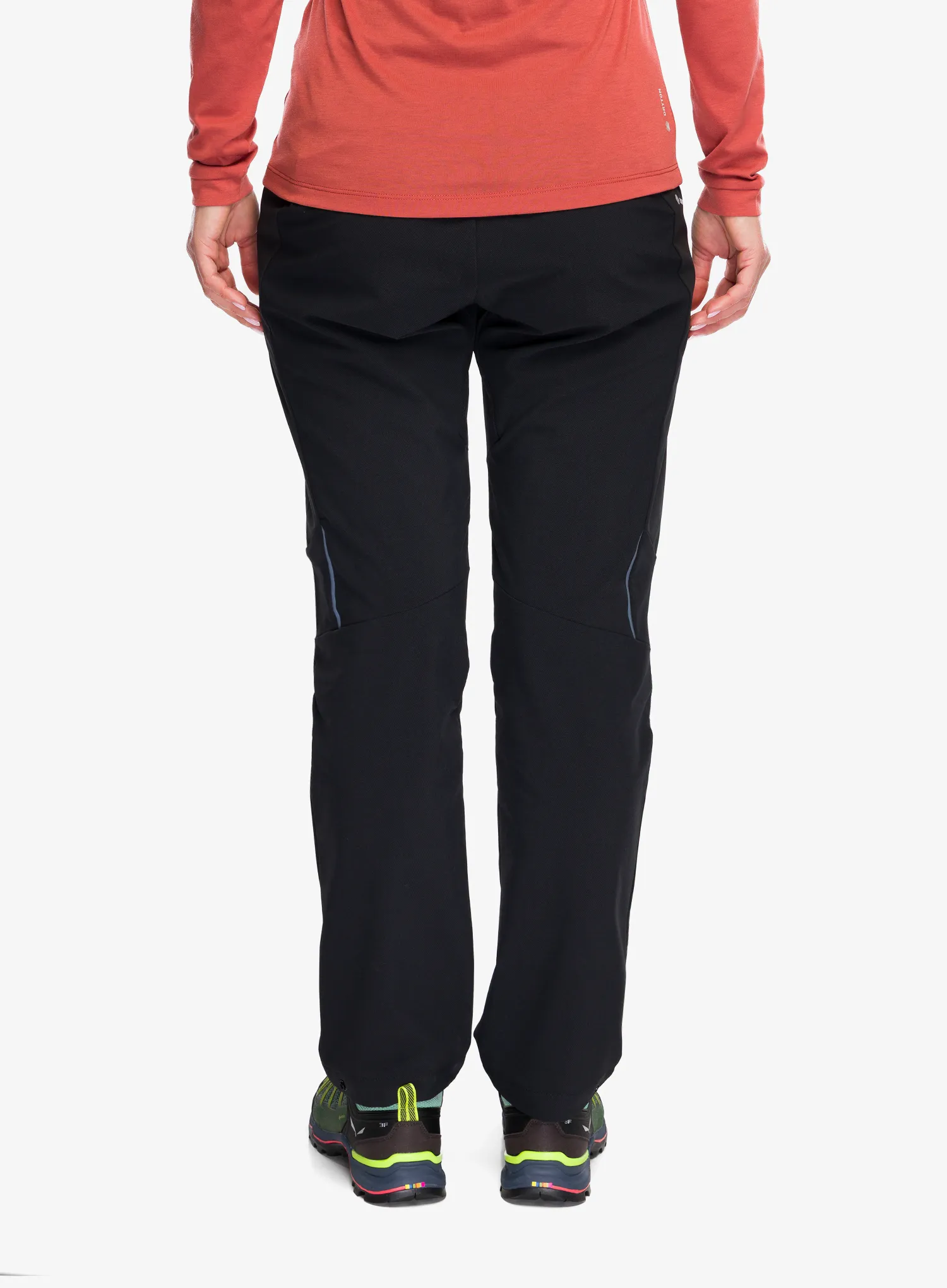 Дамски панталони cофтшел Salewa Pedroc Sw Dst Wind Pant - black out
