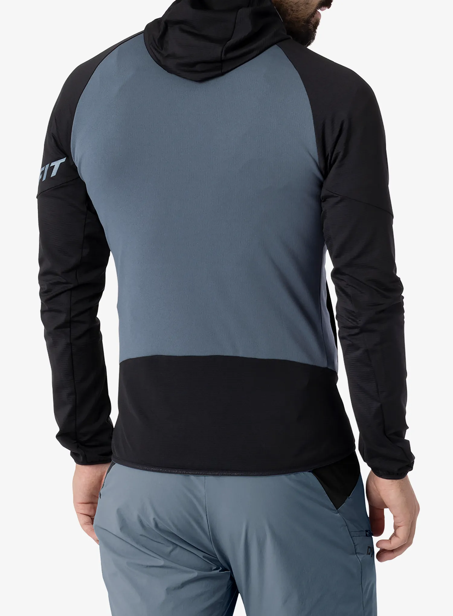Суичър с цип Dynafit Transalper Light PTC Hoody - black out/cinder