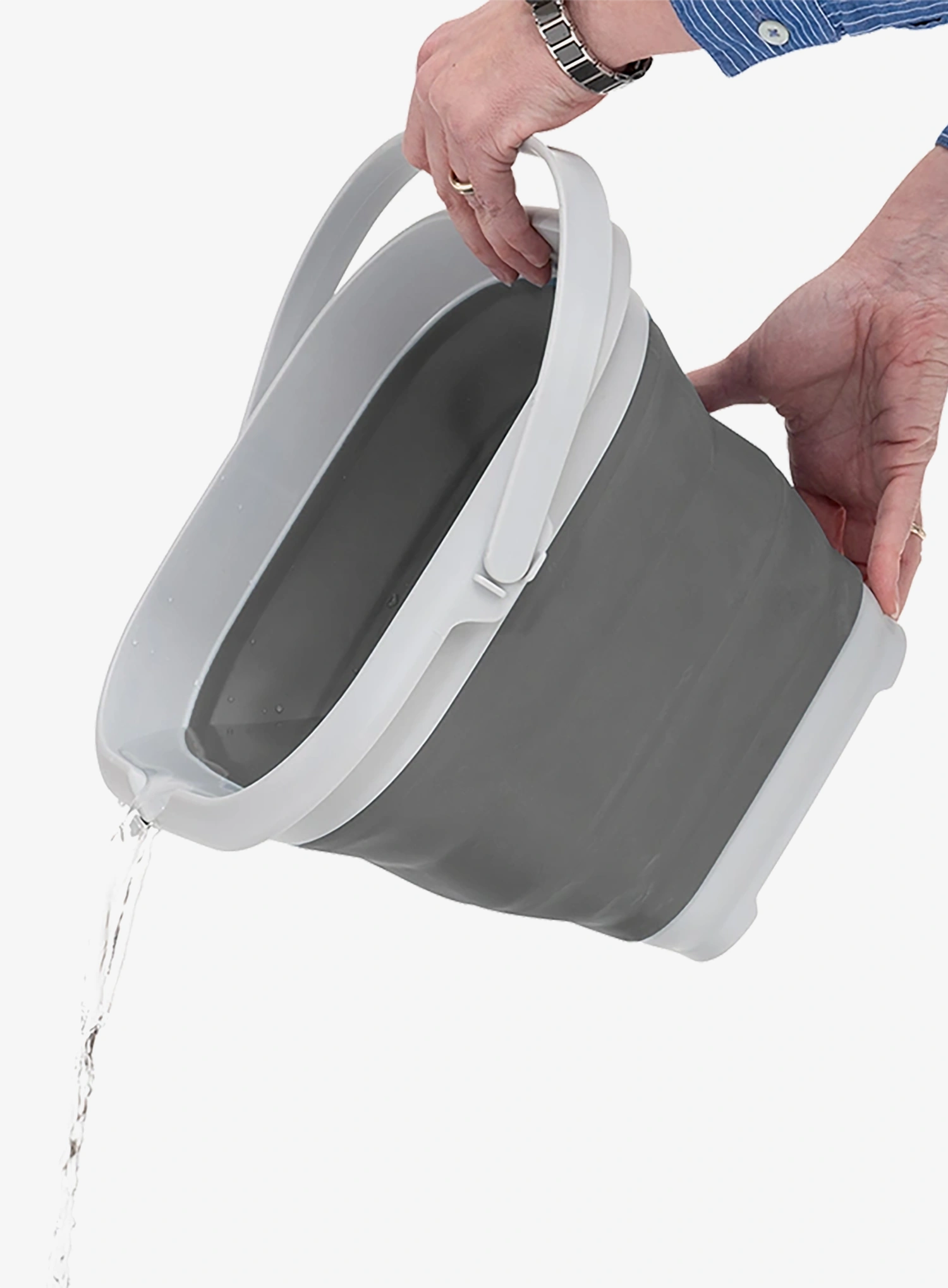 Кофичка Outwell Collaps Bucket Square w/lid - grey mist