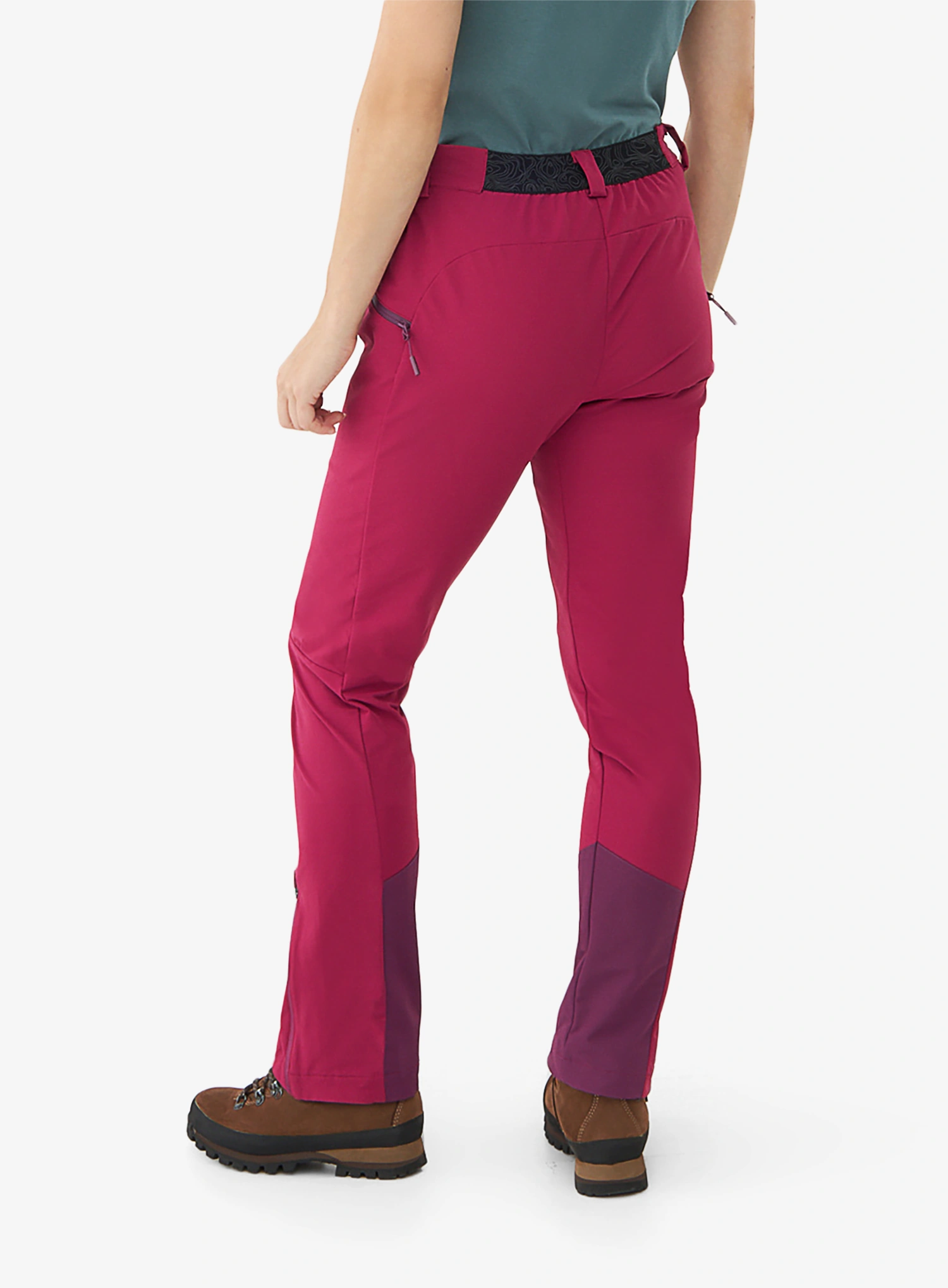 Дамски туристически панталони Viking Expander Warm - fuchsia
