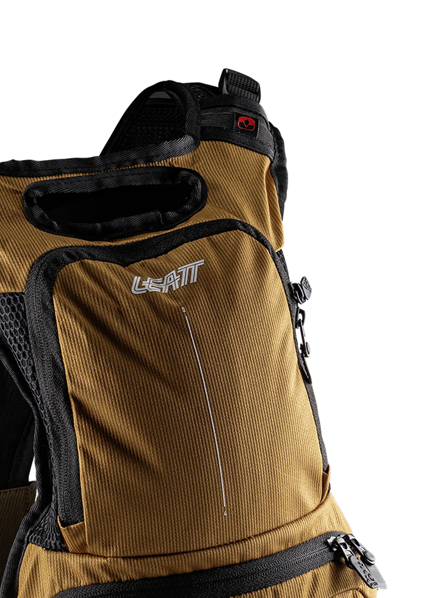 Велосипедна раница с мека бутилка Leatt Hydration MTB Enduro Race 1.5 - brass brown