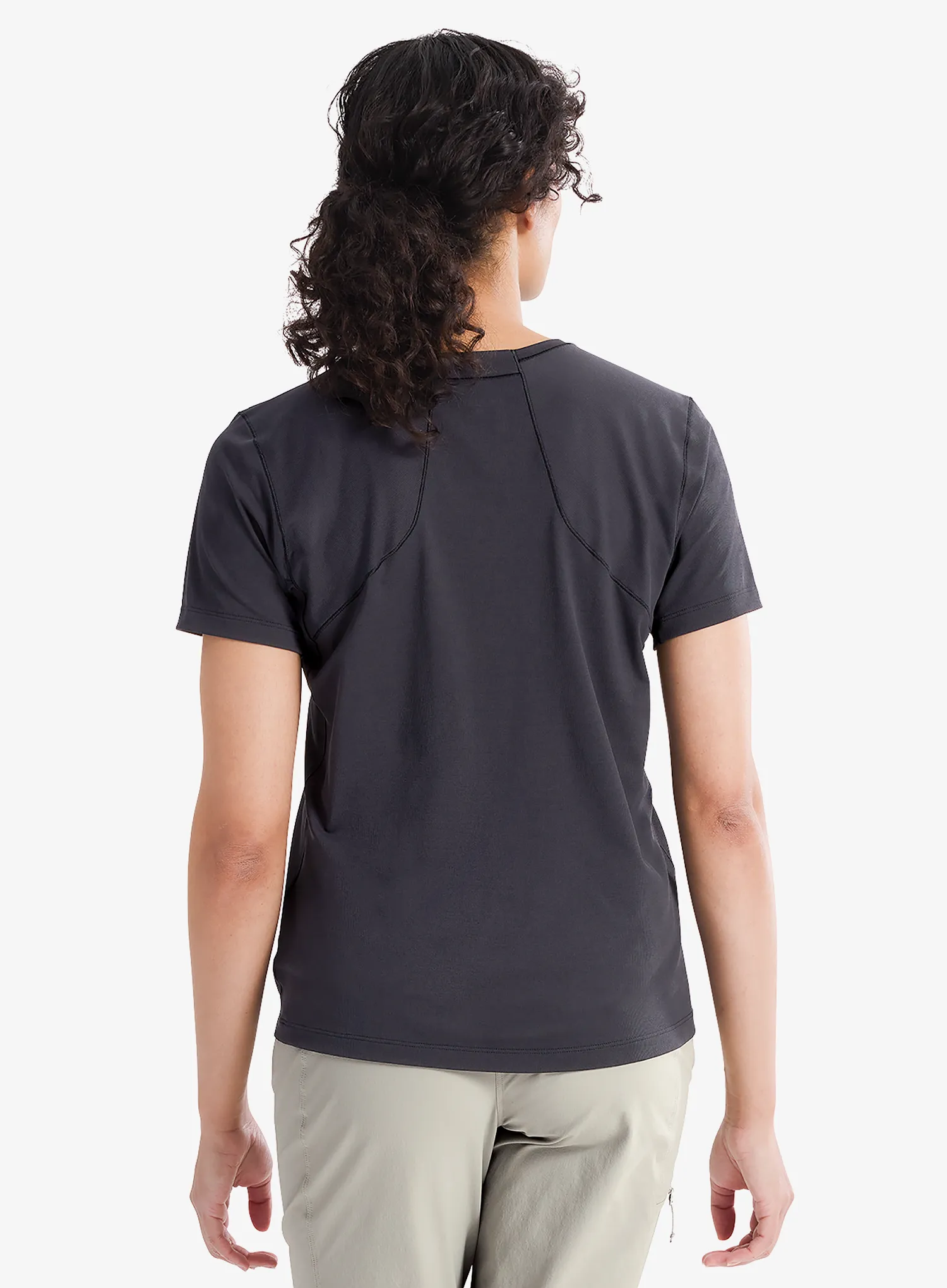 Дамска катерачна тениска Arcteryx Sunna Crew SS - black