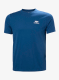 Тениска с щампа Helly Hansen Nord Graphic T-Shirt - dark blue