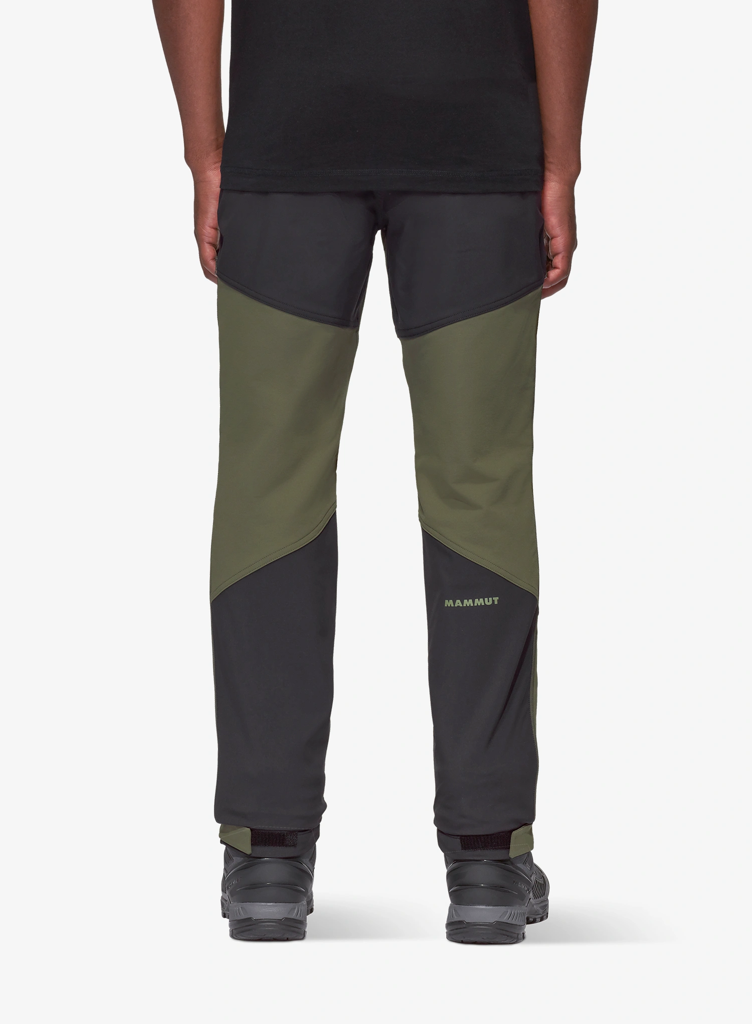 Панталони cофтшел Mammut Zinal Guide SO Hybrid Pants - dark marsh/black
