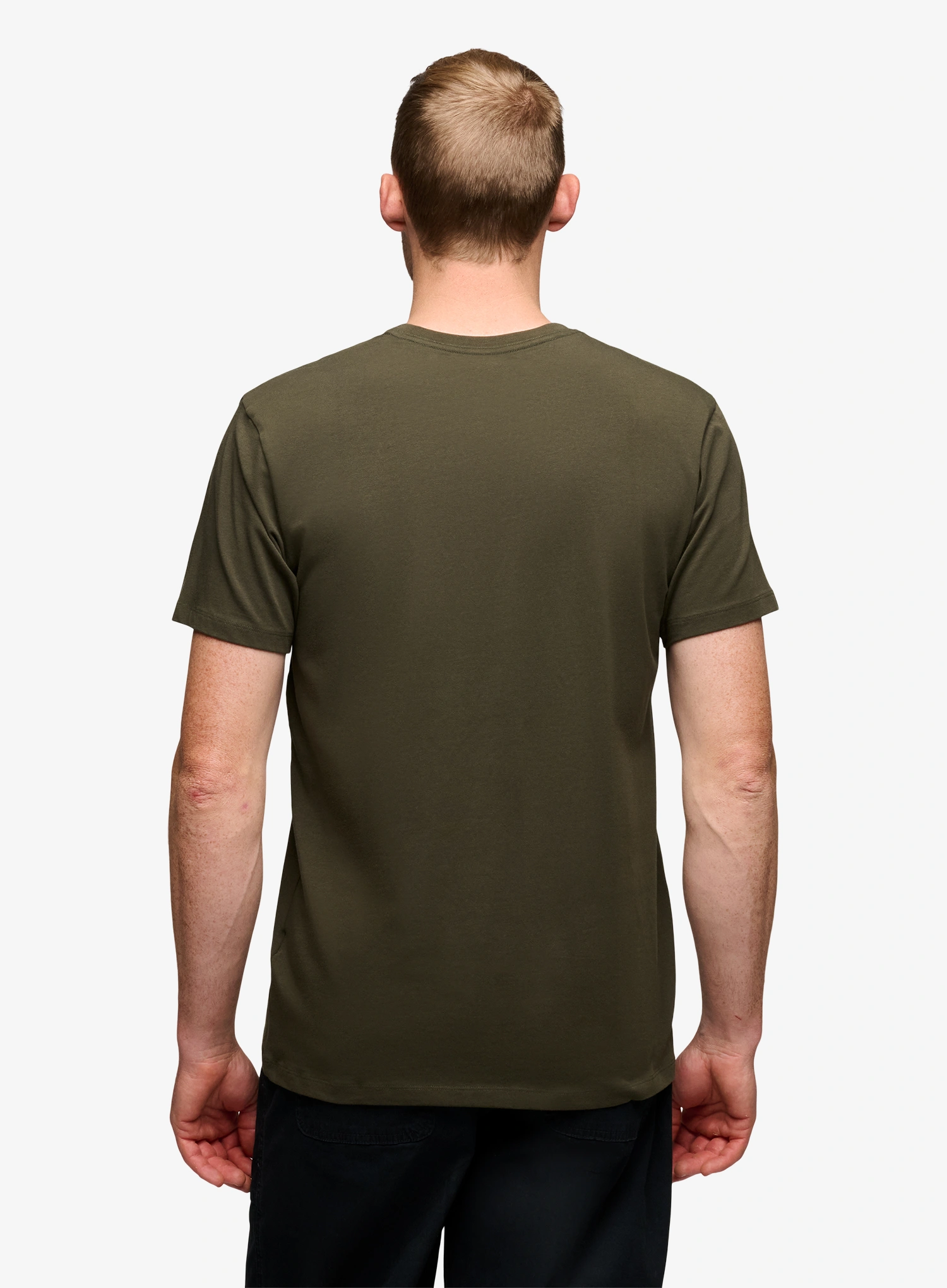Памучна тениска Black Diamond Brain On Camalot Ss Tee - dark moss