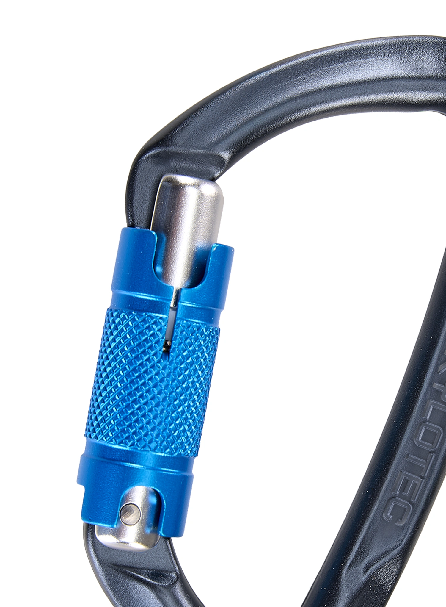 Катерачен карабинер SKYLOTEC Lime WG - anthracite/blue