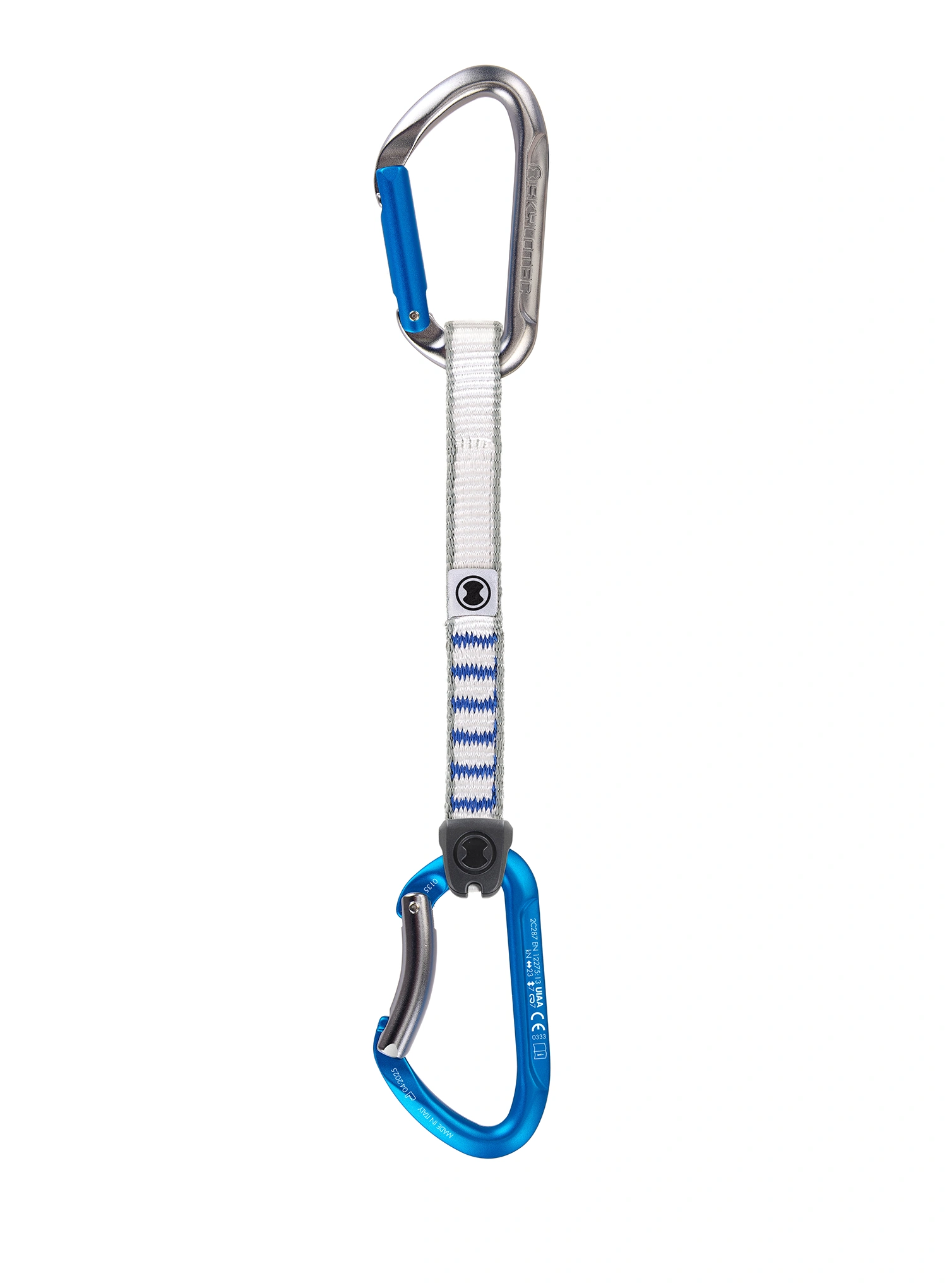 Катерачни примки SKYLOTEC Salto NY - 6 Pack 17 cm - titanium/electricblue