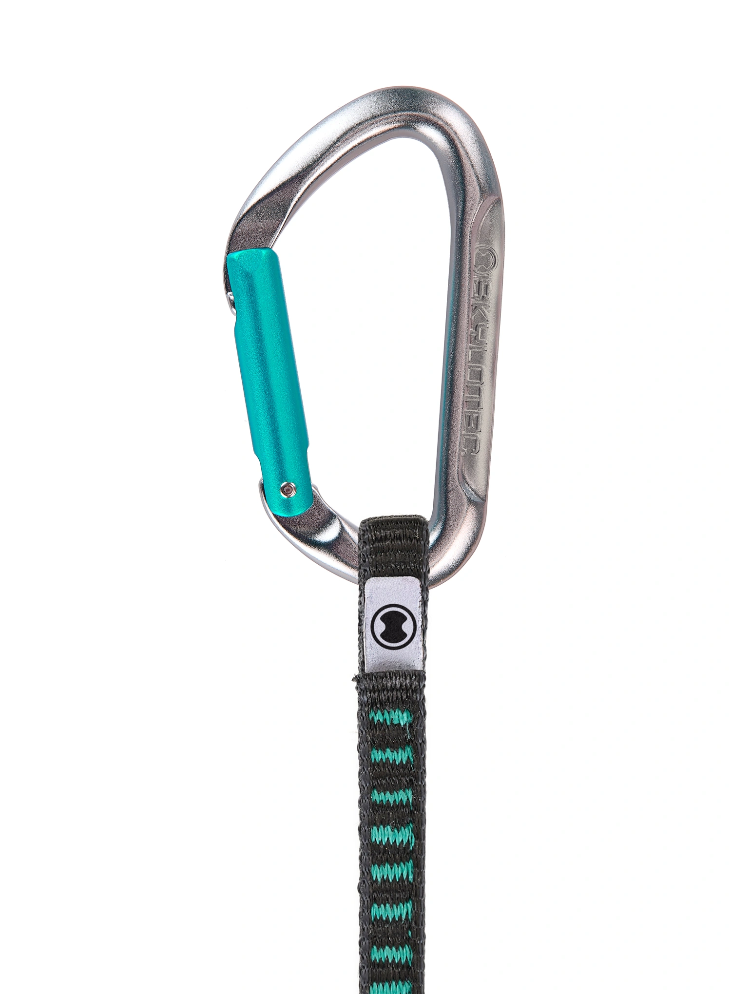 Катерачна примка SKYLOTEC Salto UL 12 cm - titanium/aquamarine
