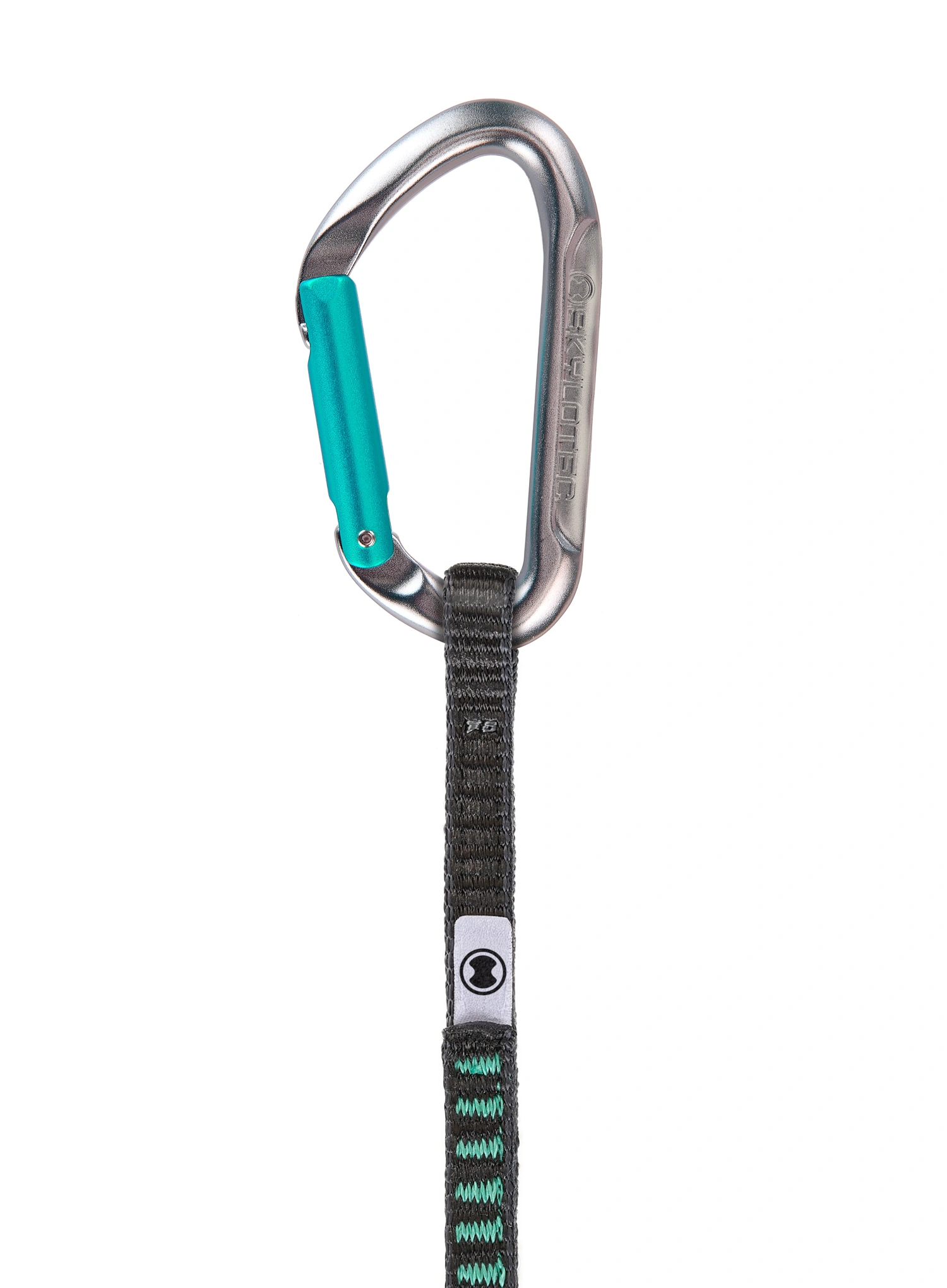 Катерачна примка SKYLOTEC Salto UL 17 cm - titanium/aquamarine