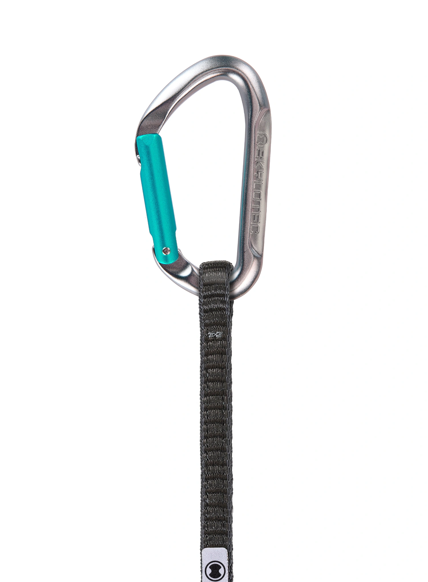 Катерачна примка SKYLOTEC Salto UL 22 cm - titanium/aquamarine