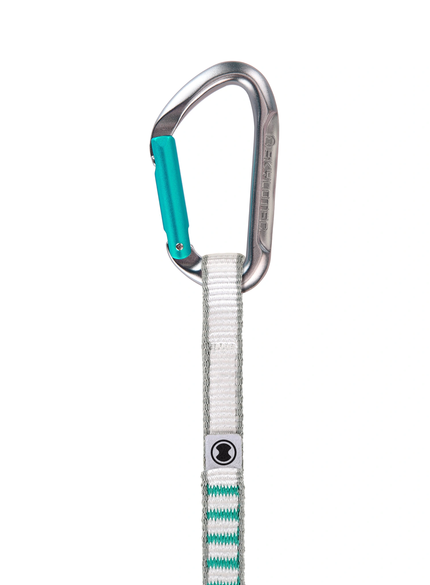 Катерачна примка SKYLOTEC Salto NY 17 cm - titanium/aquamarine