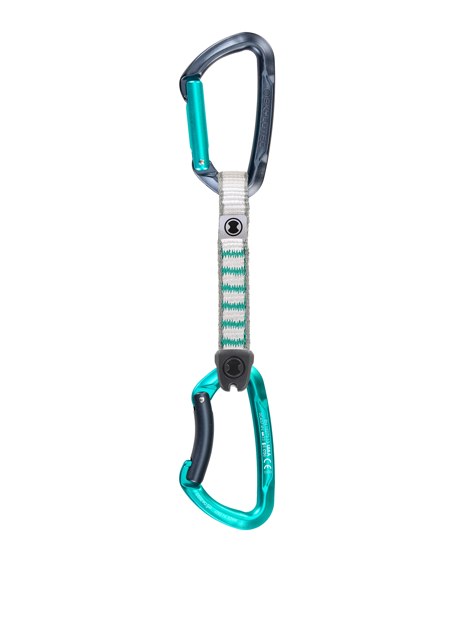 Катерачни примки SKYLOTEC Lime Set NY - 6 Pack 12 cm - anthracite/aquamarine