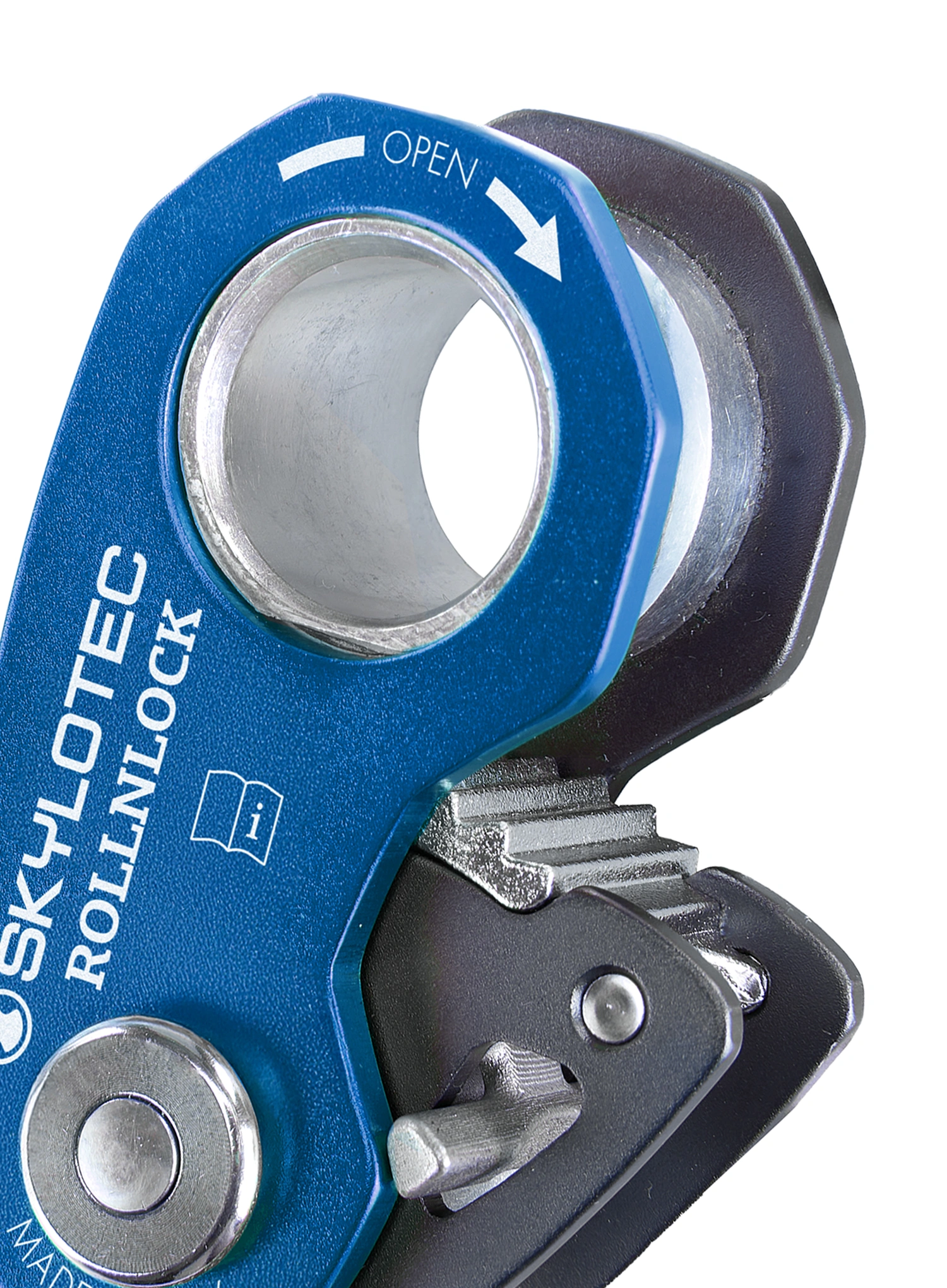 Макара SKYLOTEC Rollnlock - anthracite/electricblue