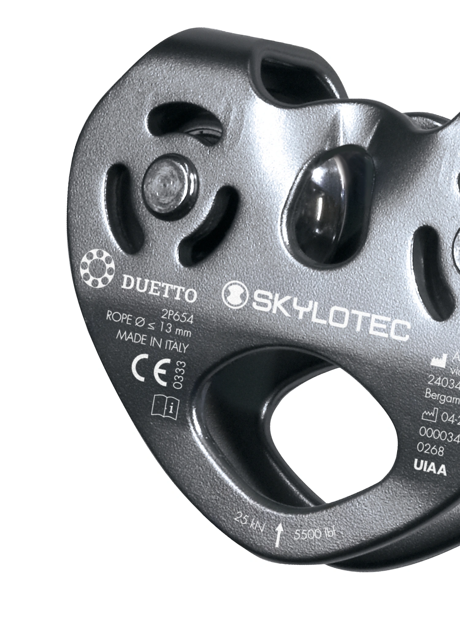 Двойна макара SKYLOTEC Duetto - grey