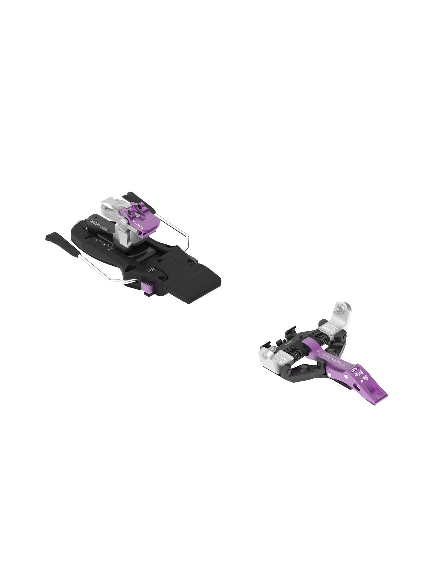 Автомати за ски туринг ATK Kuluar 9 Brake - black/purple
