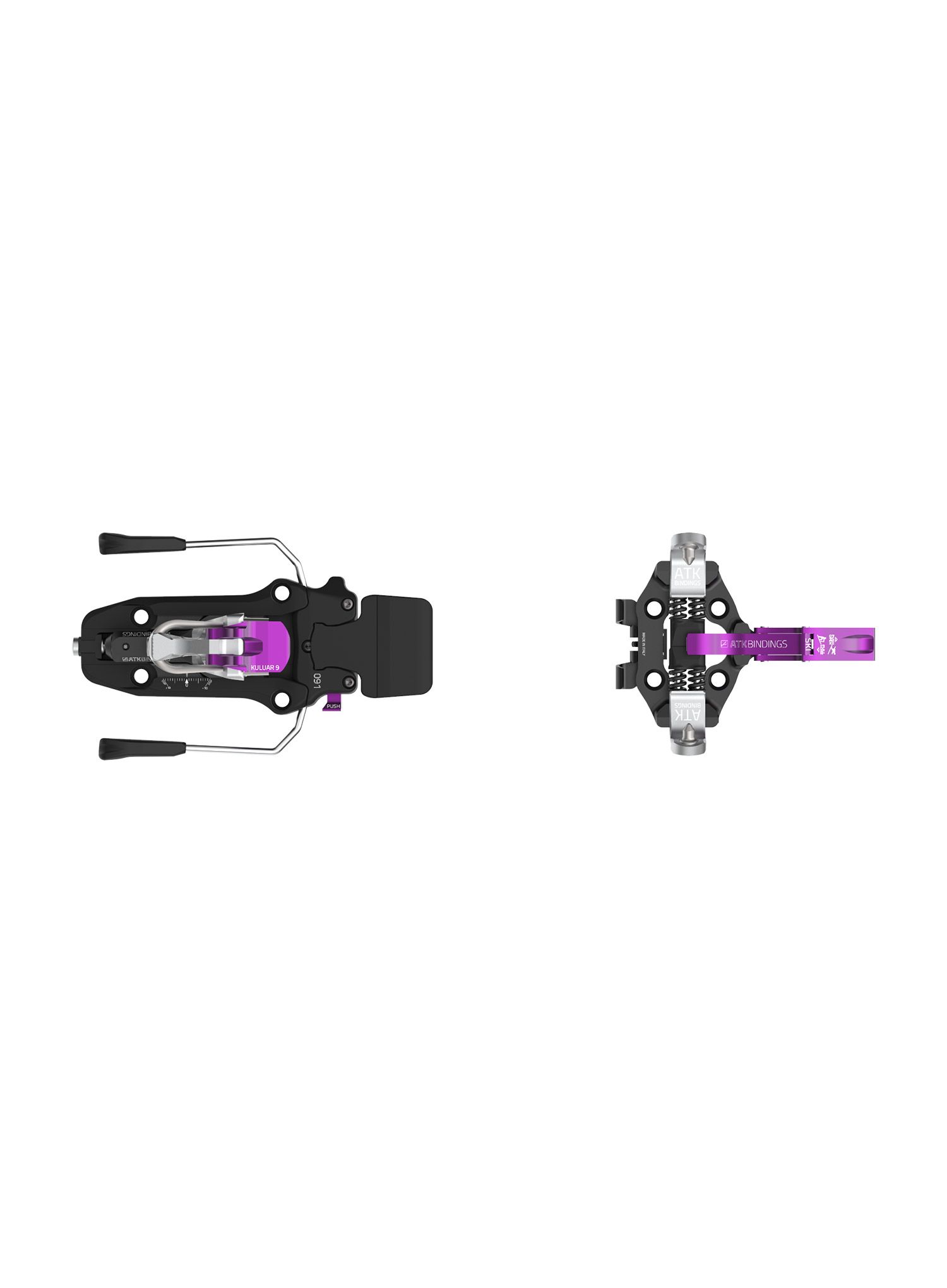 Автомати за ски туринг ATK Kuluar 9 Brake - black/purple