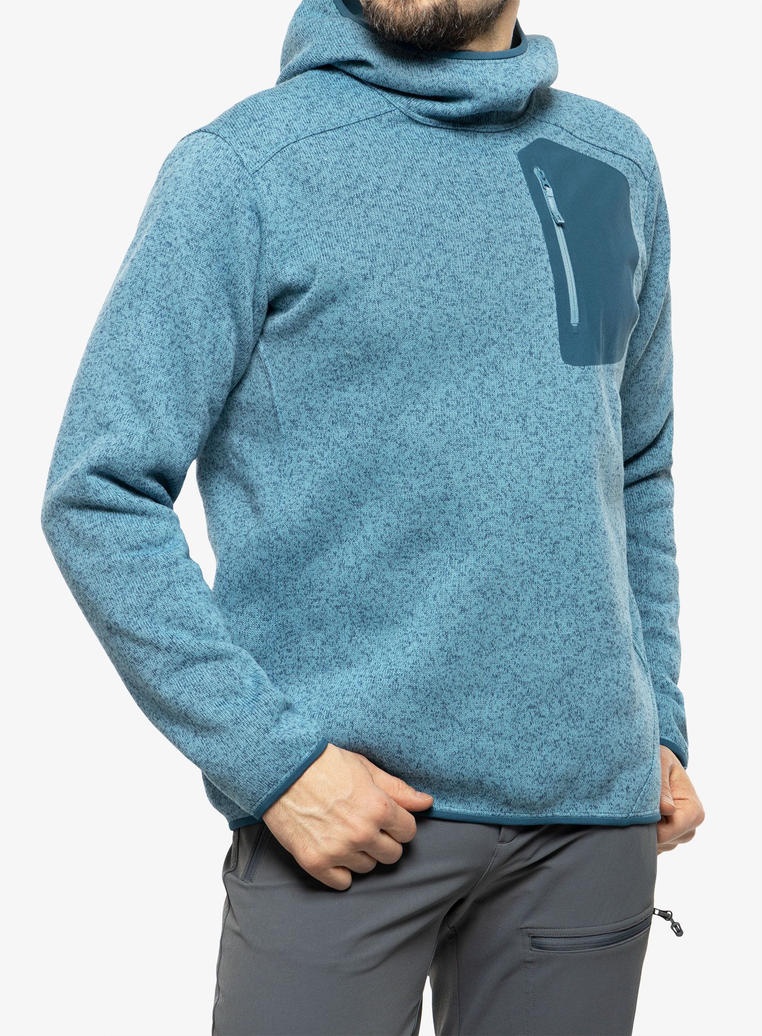 Суичър с качулка Arcteryx Covert Pullover Hoody - solace heather