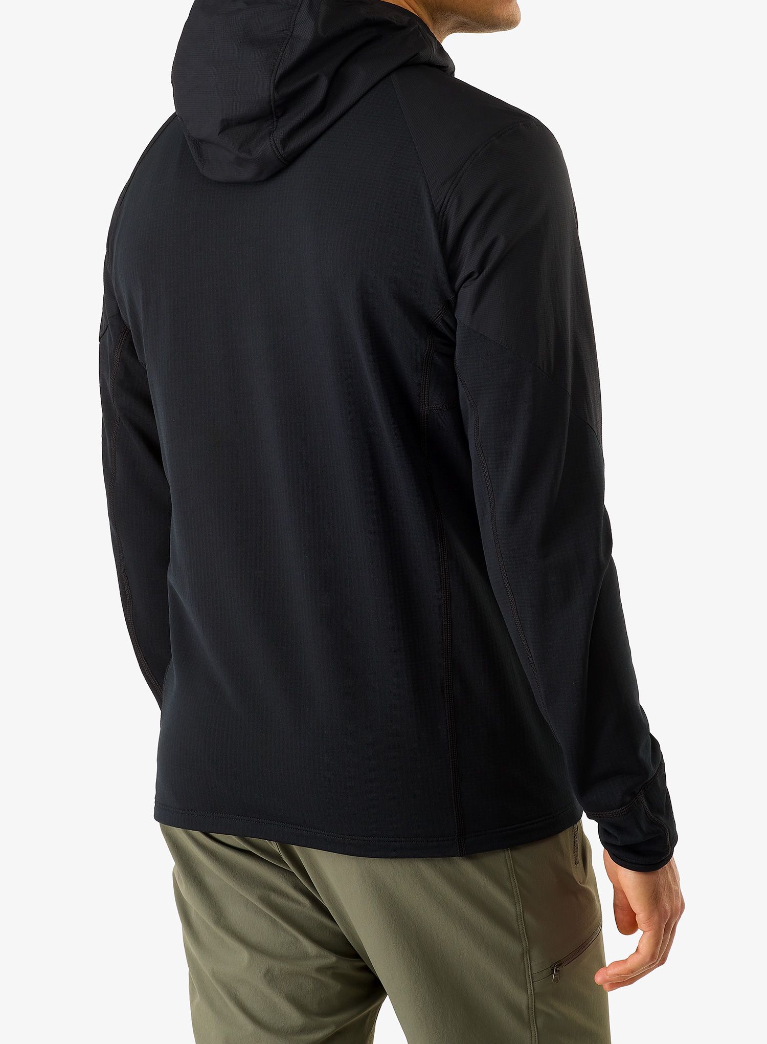 Суичър с качулка Arcteryx Delta Hybrid Hoody - black