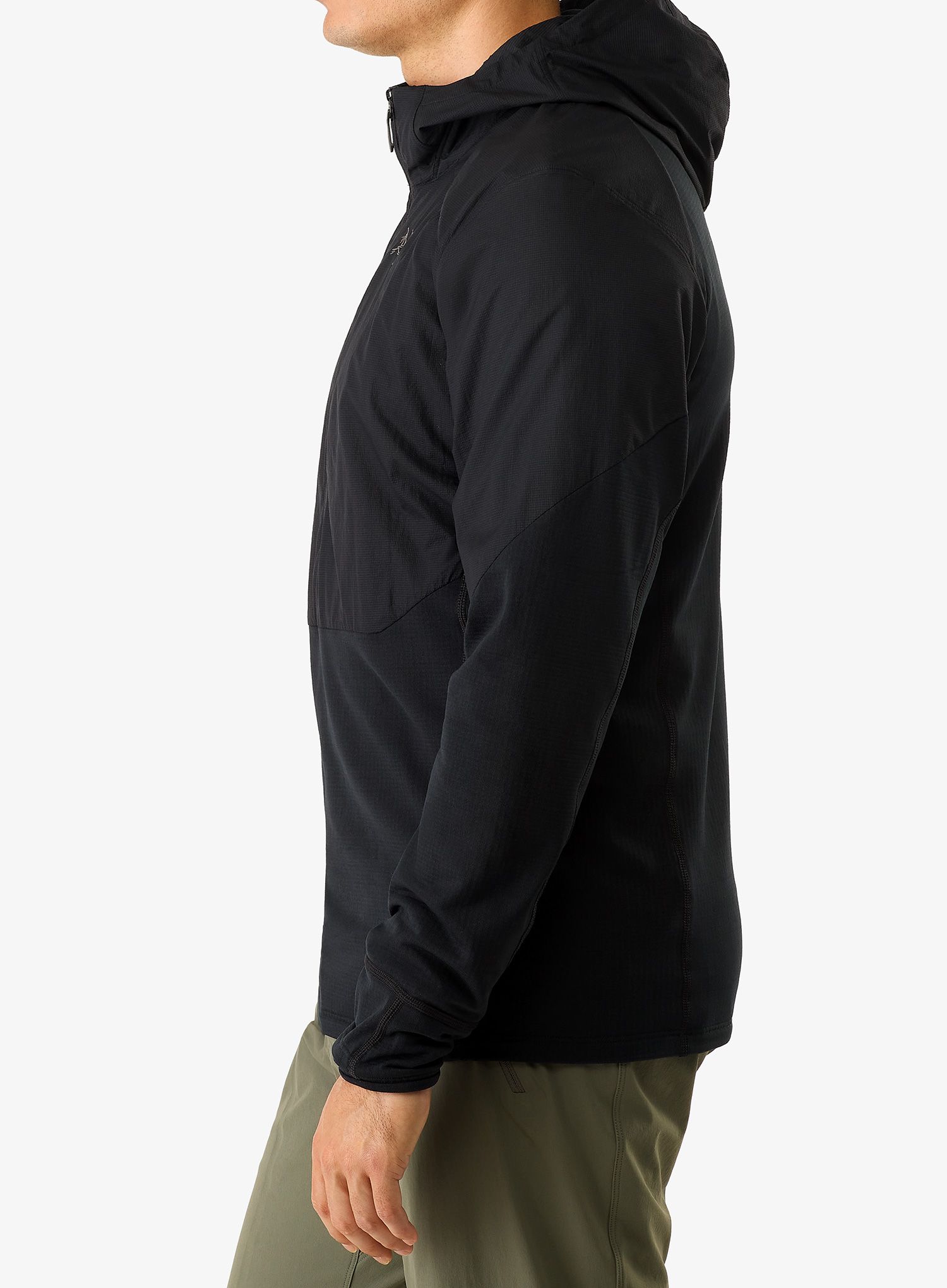Суичър с качулка Arcteryx Delta Hybrid Hoody - black