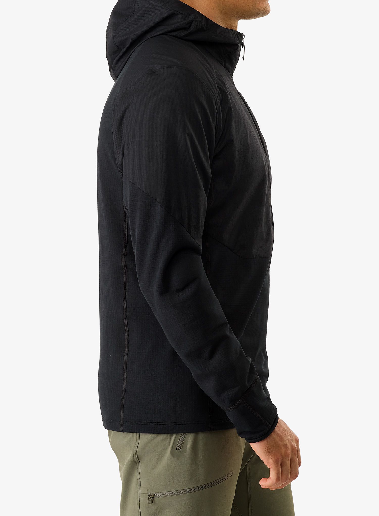 Суичър с качулка Arcteryx Delta Hybrid Hoody - black