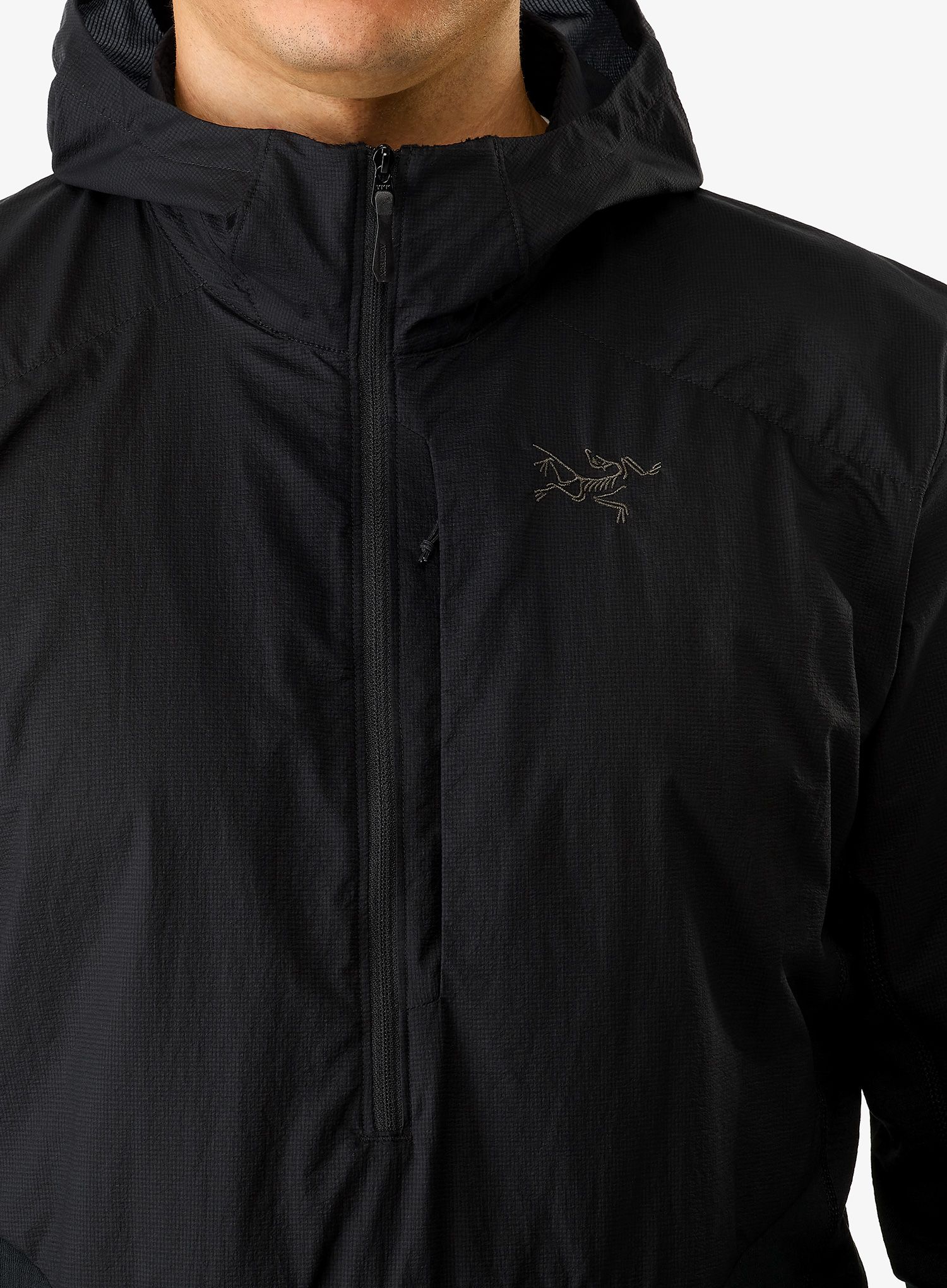 Суичър с качулка Arcteryx Delta Hybrid Hoody - black