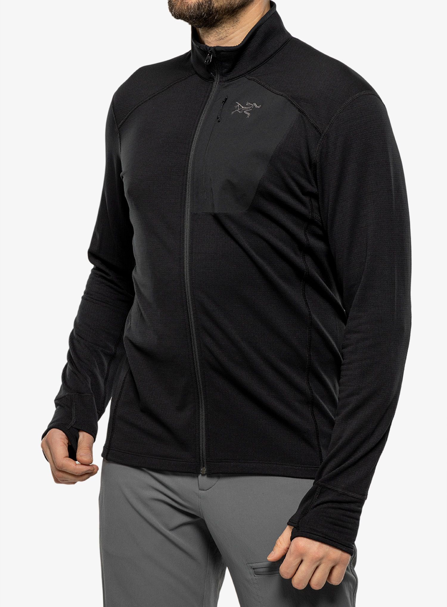Суичър с цип Arcteryx Delta Jacket - black