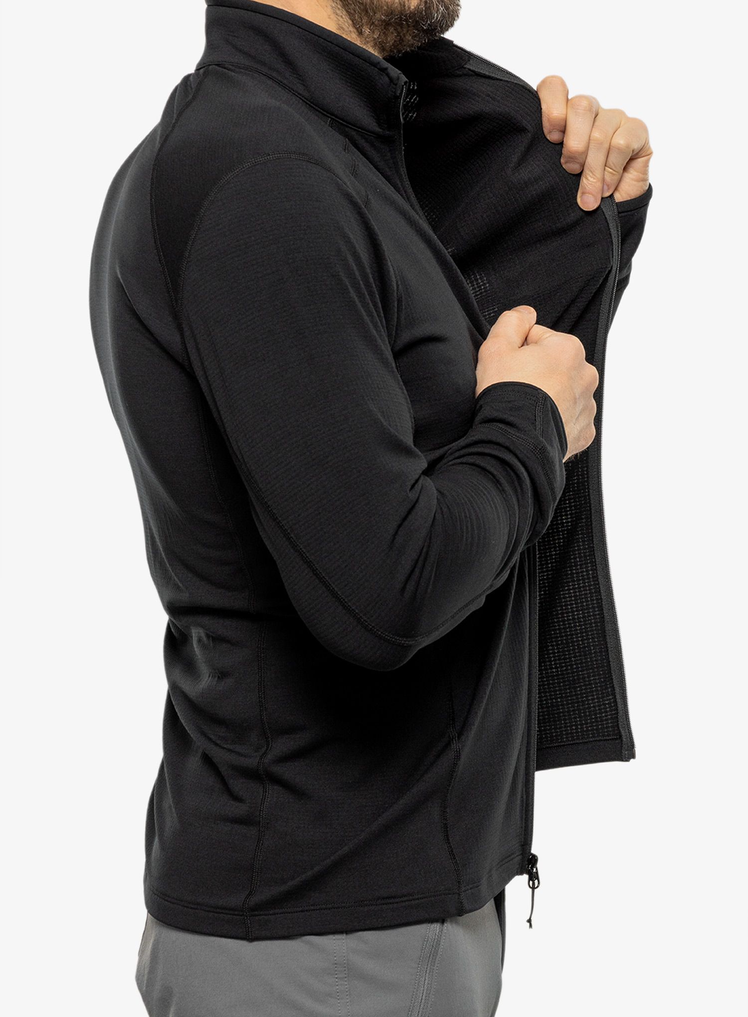 Суичър с цип Arcteryx Delta Jacket - black