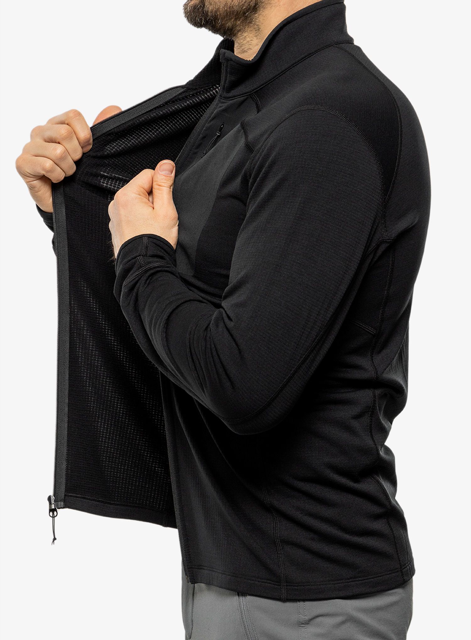 Суичър с цип Arcteryx Delta Jacket - black