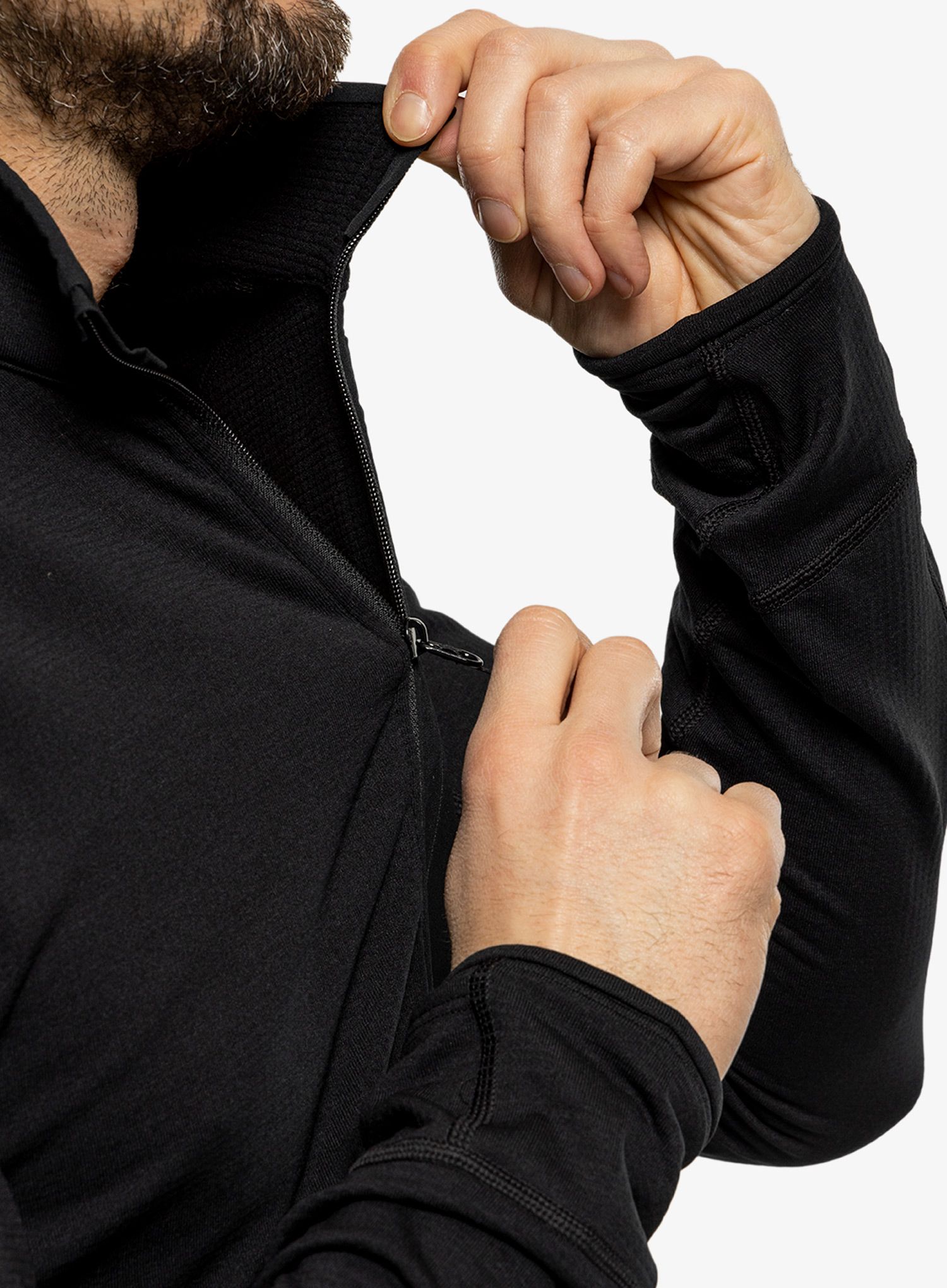 Суичър с цип Arcteryx Delta Jacket - black