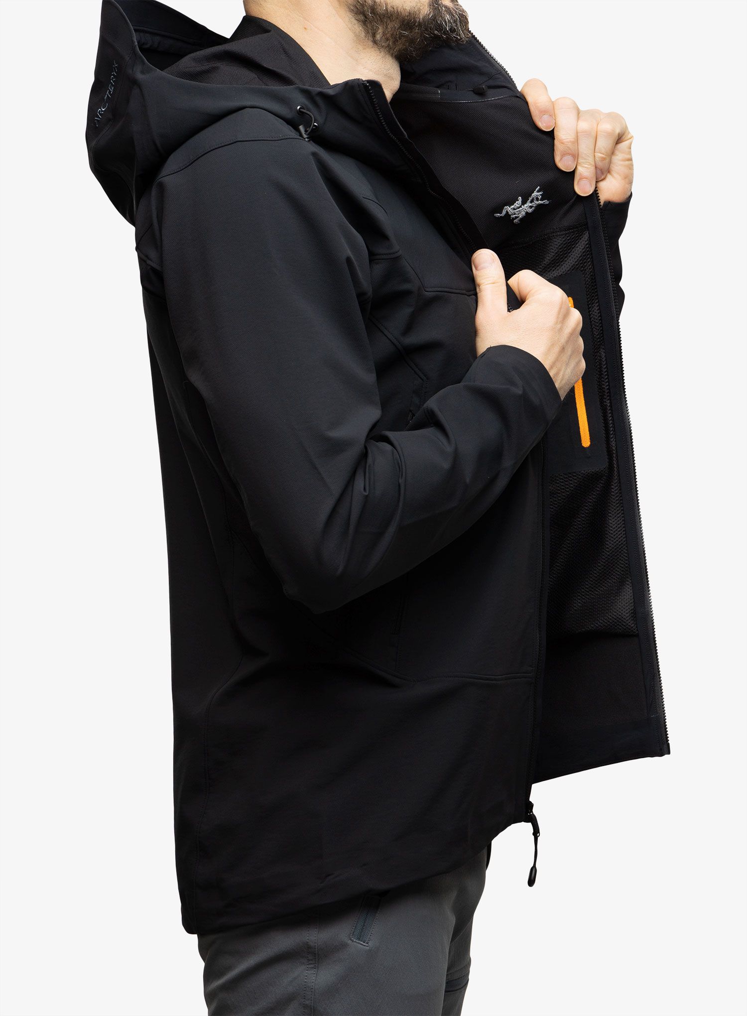 Яке cофтшел Arcteryx Gamma Hoody - black
