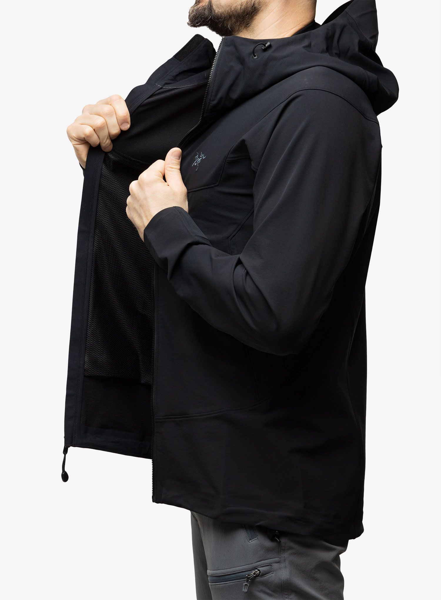 Яке cофтшел Arcteryx Gamma Hoody - black
