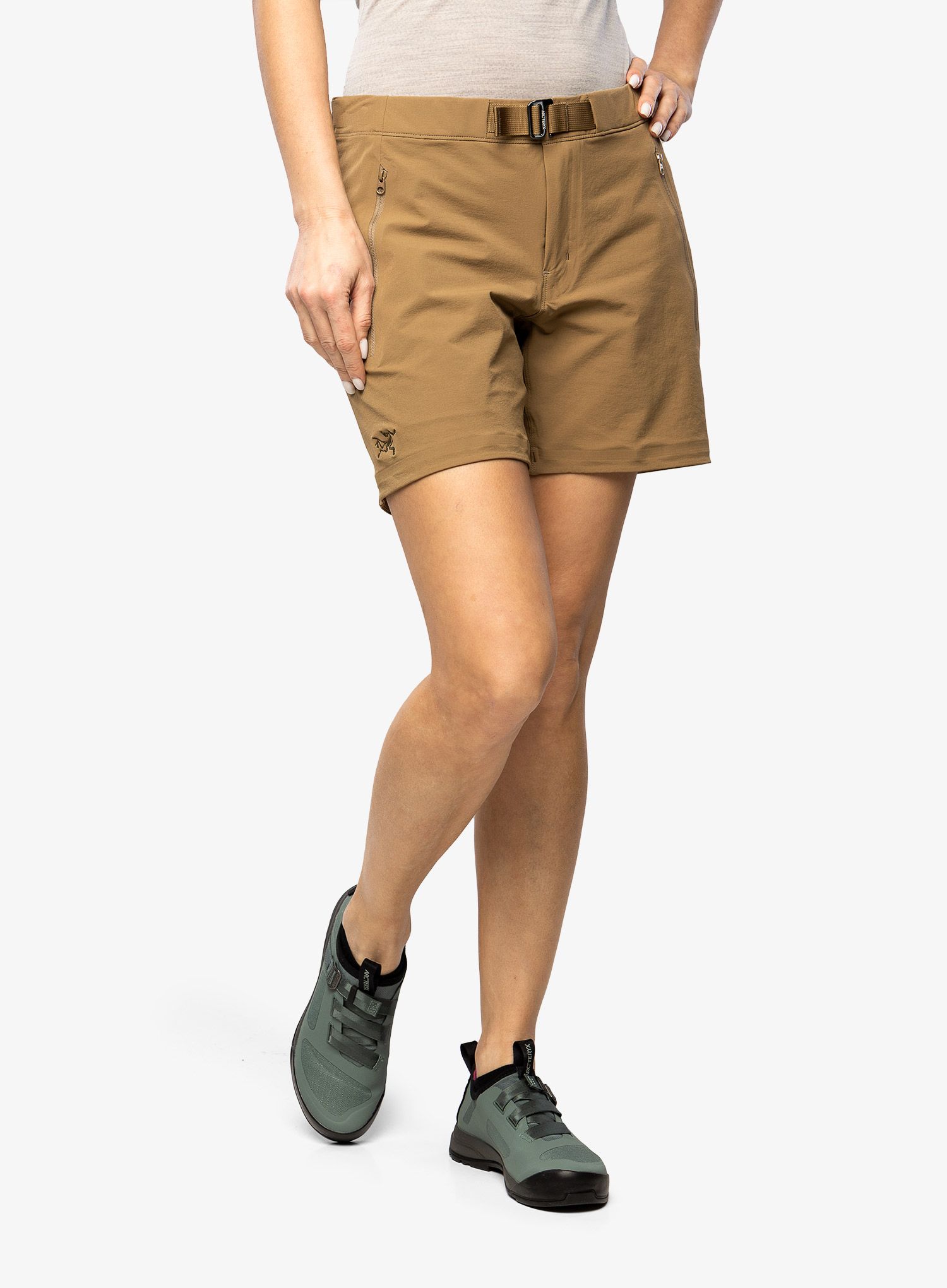 Дамски туристически къси панталони Arcteryx Gamma Short 6 - dark canvas