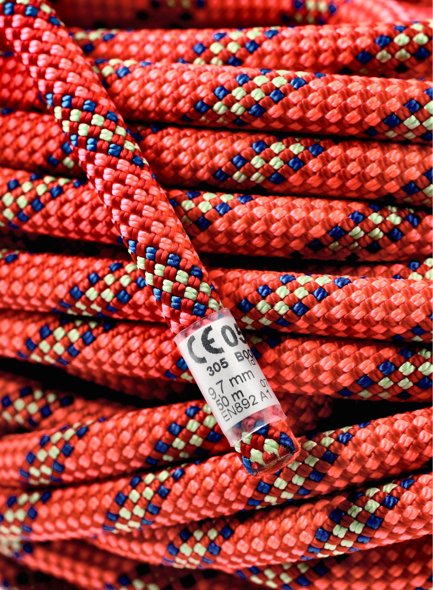 Въже за катерене Beal Booster III 9,7 mm 50 m Unicore Golden Dry - orange