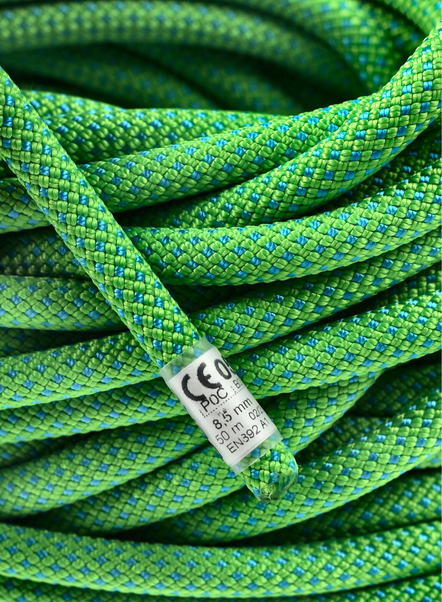 Динамично въже Beal Opera 8,5 mm 50 m Unicore Golden Dry - green