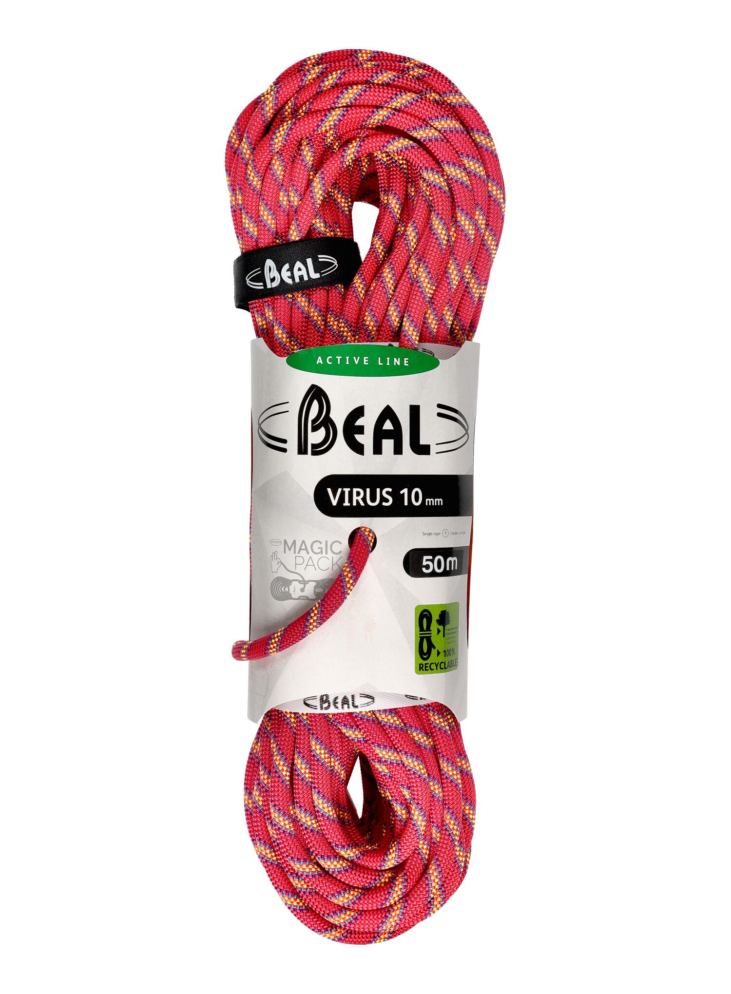 Въже за катерене Beal Virus 10 mm 50 m - pink