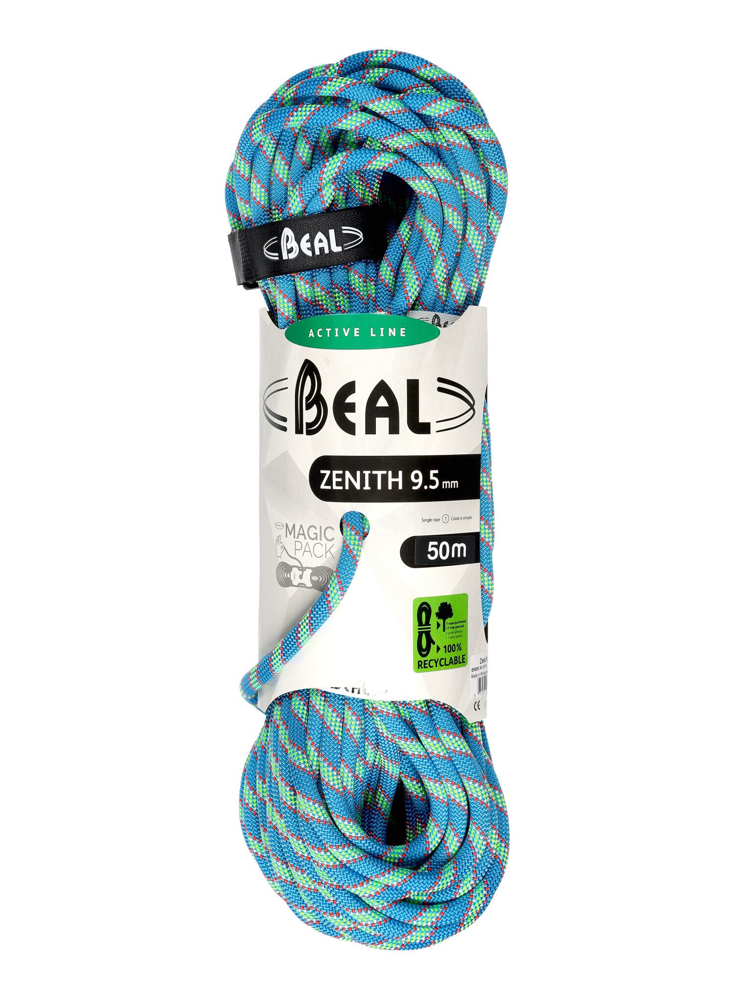Въже за катерене Beal Zenith 9,5 mm 50 m - blue