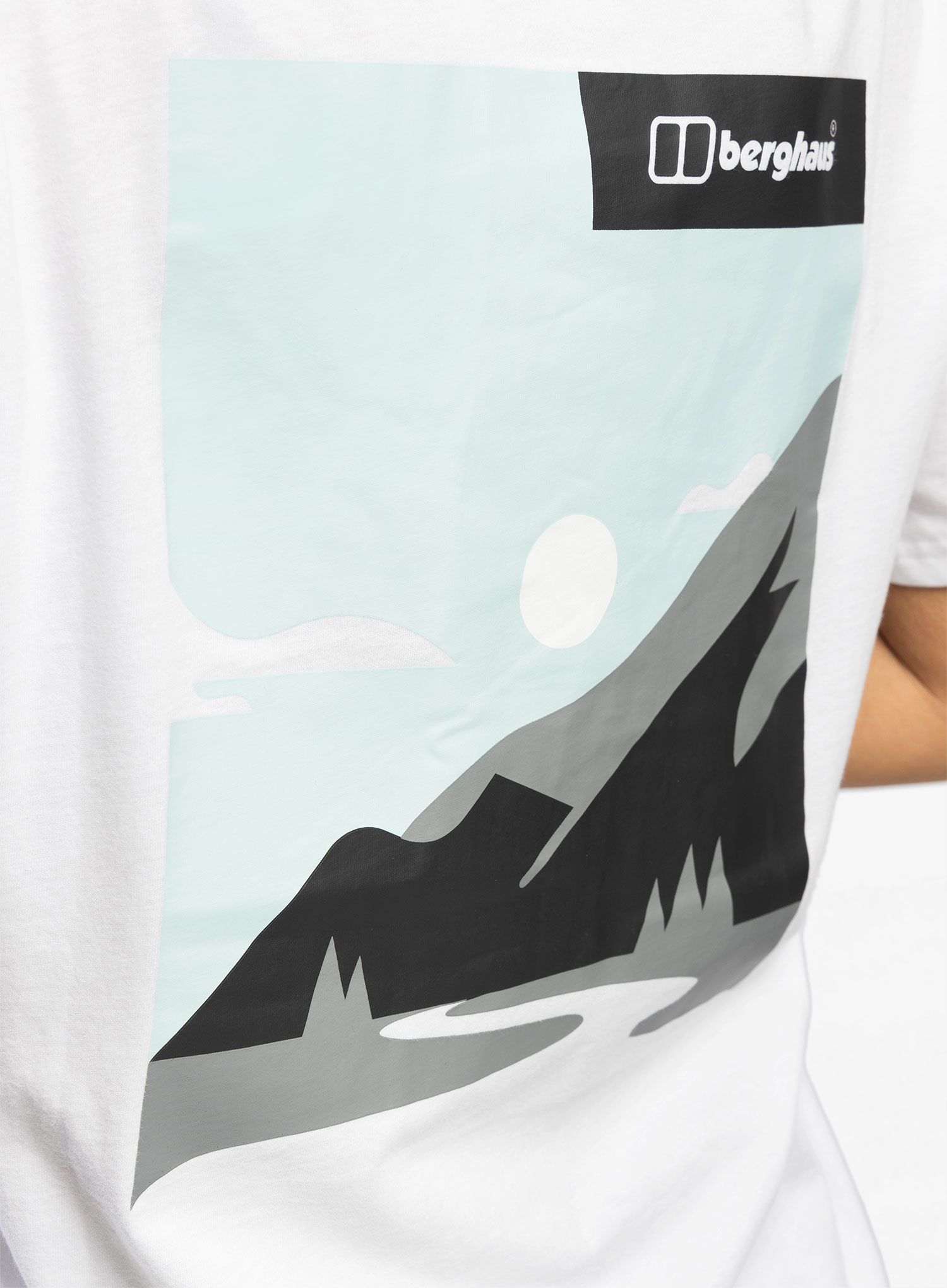Дамска памучна тениска Berghaus Boyfriend Buttermere Ss Tee - pure white